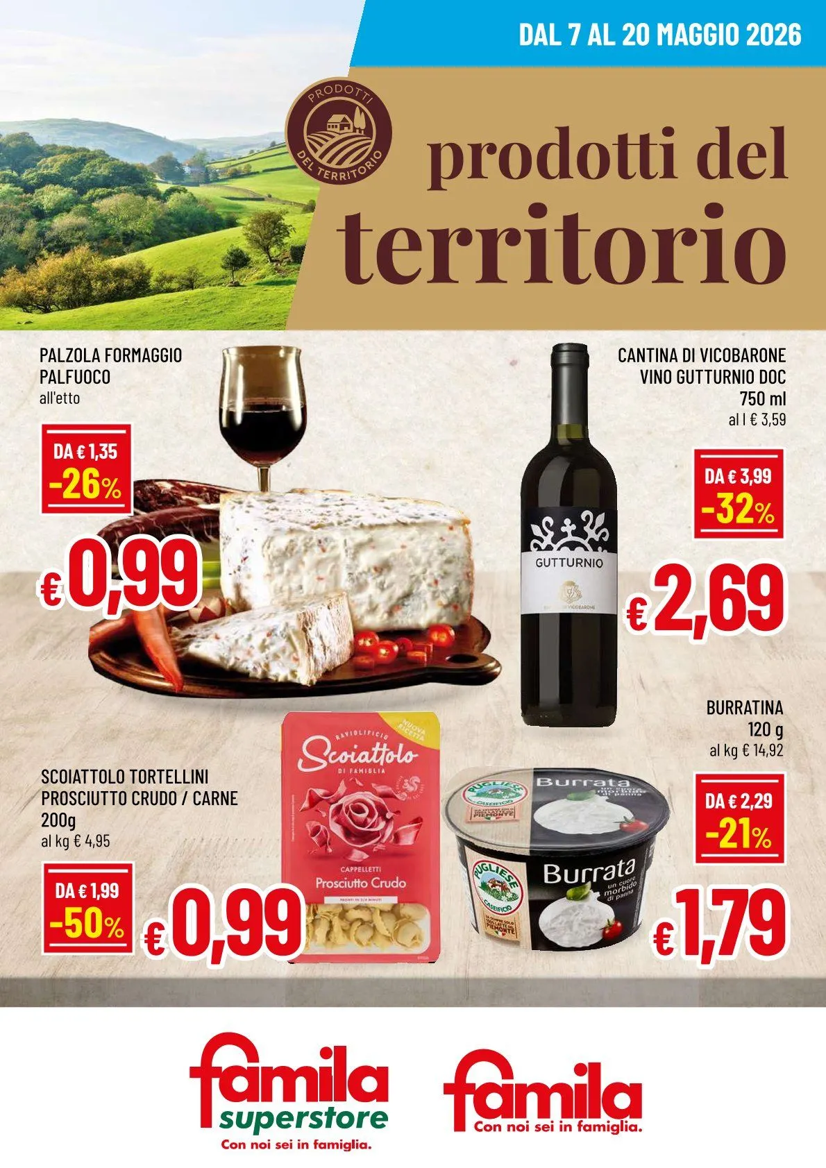 Volantini Famila Superstore da 7 maggio a 20 maggio di 2026 - Pagina del volantino 1