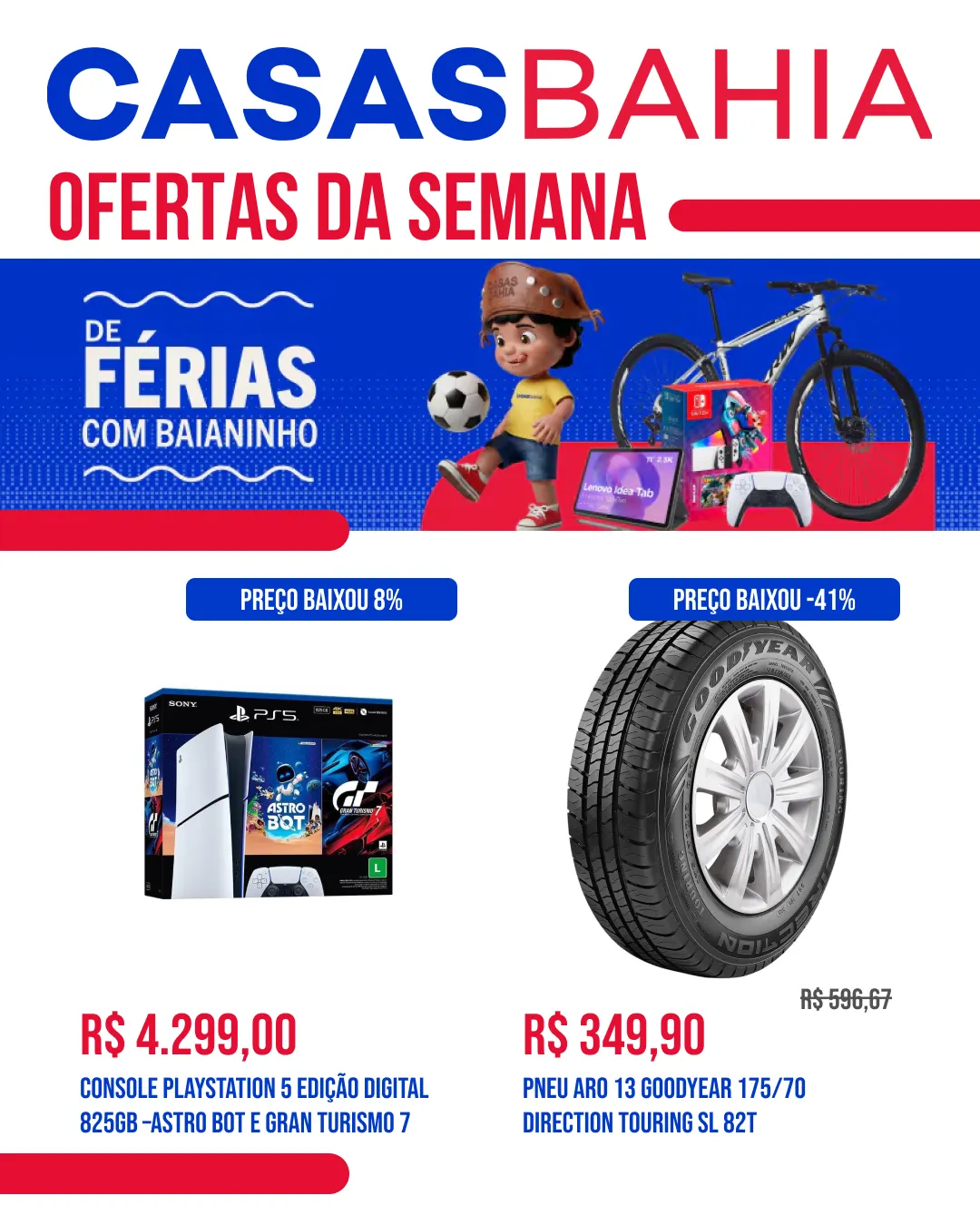 Encarte de Casas Bahia Folletos 25 de junho até 9 de julho 2026 - Pagina 