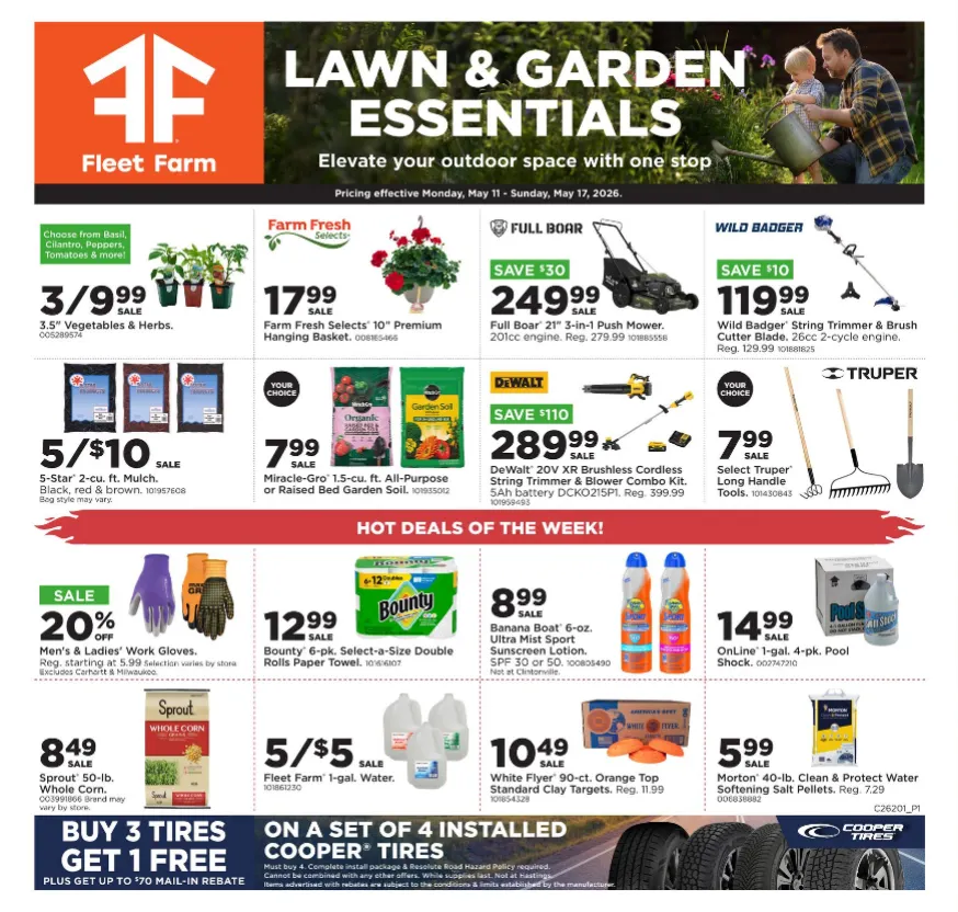 Weekly ad Fleet Farm Sales from May 11 to May 17 2026 - Page 1