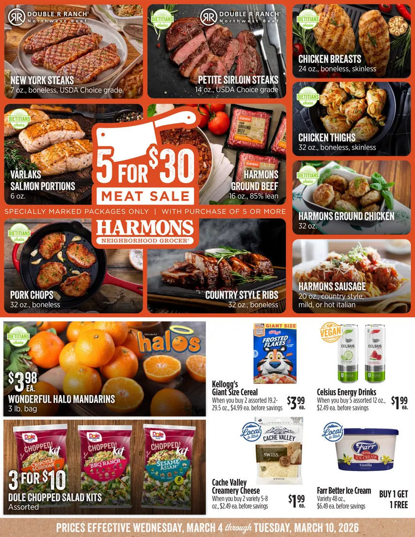 Weekly ad Harmons Sales from March 4 to March 10 2026 - Page 1