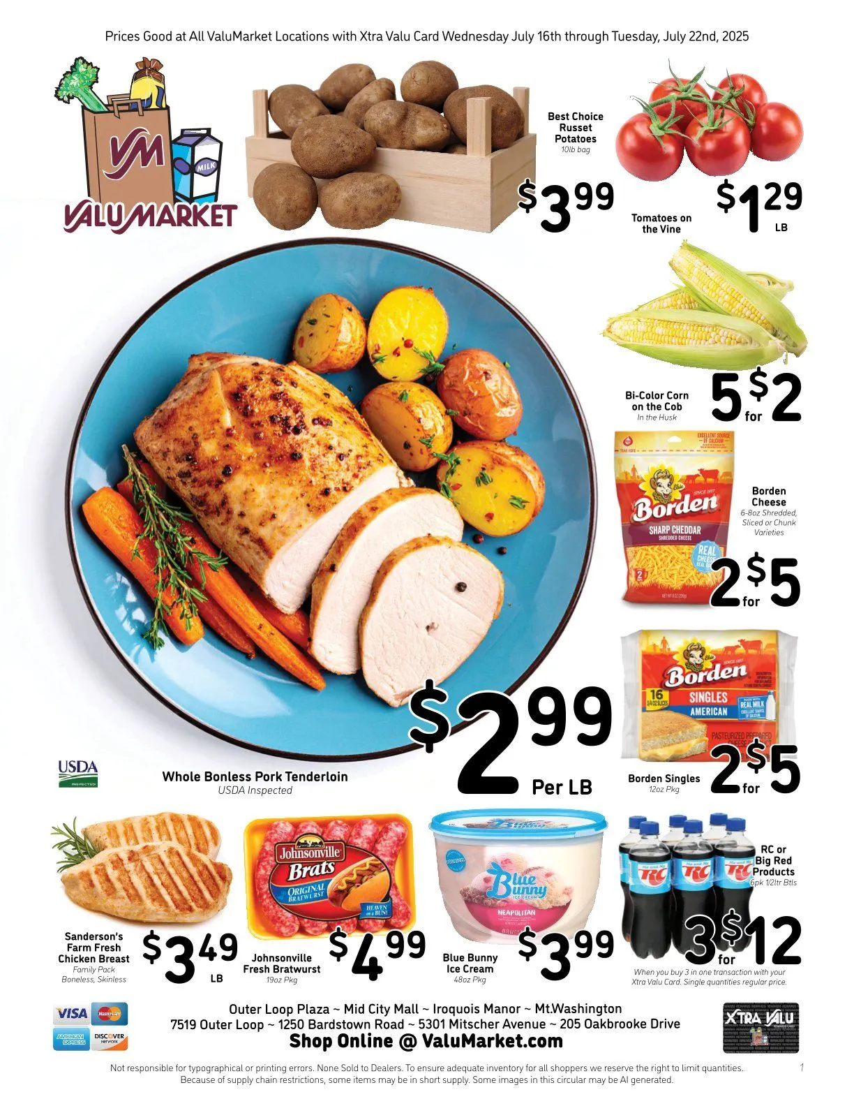 Weekly ad ValuMarket Sales from July 16 to July 22 2025 - Page