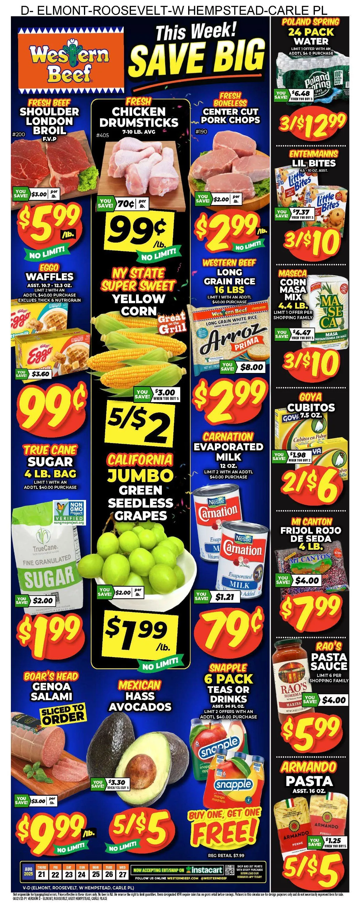 Weekly ad Western Beef weekly  from August 21 to August 27 2025 - Page 