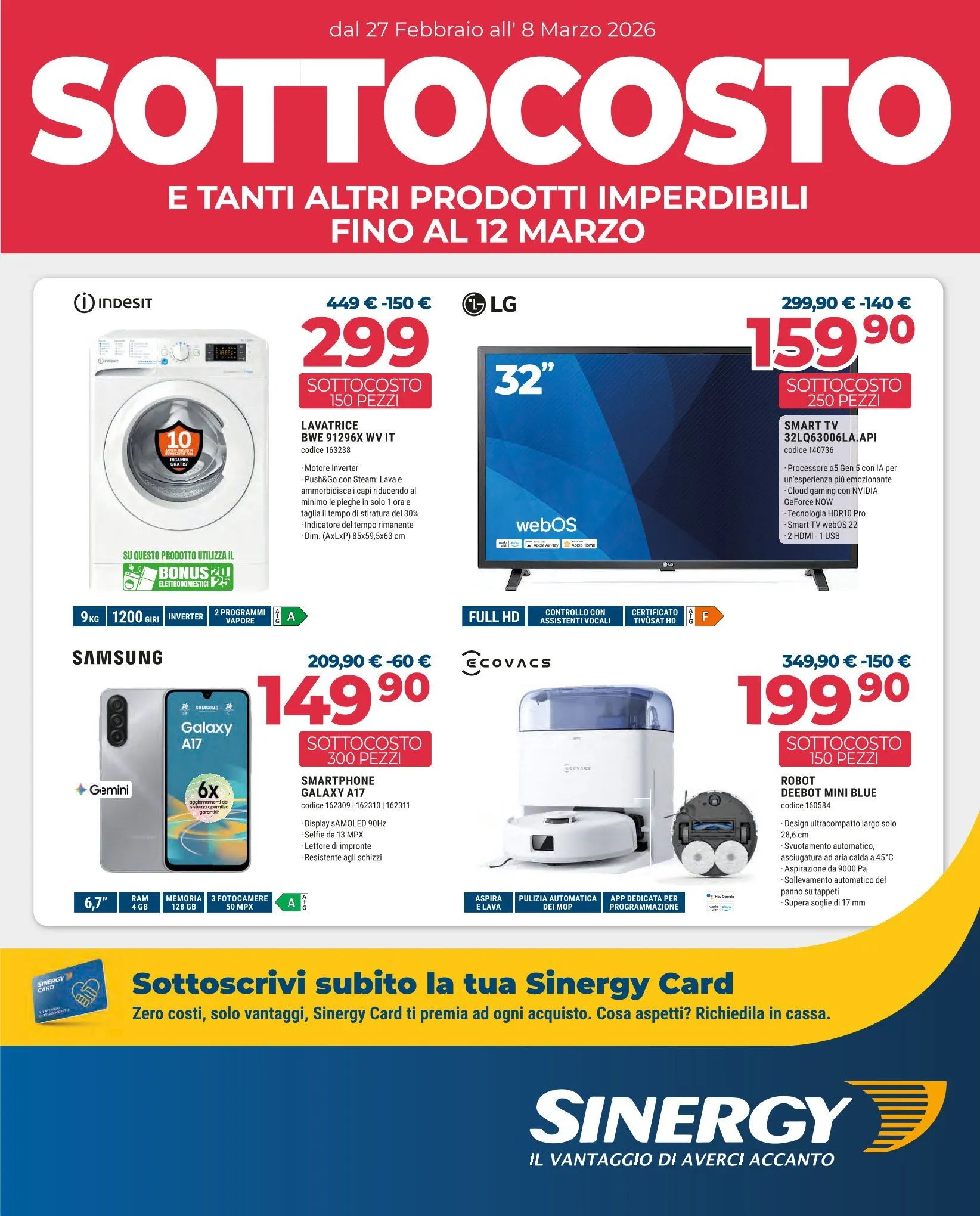 Volantino Sinergy da 27 febbraio a 12 marzo di 2026 - Pagina del volantino 1