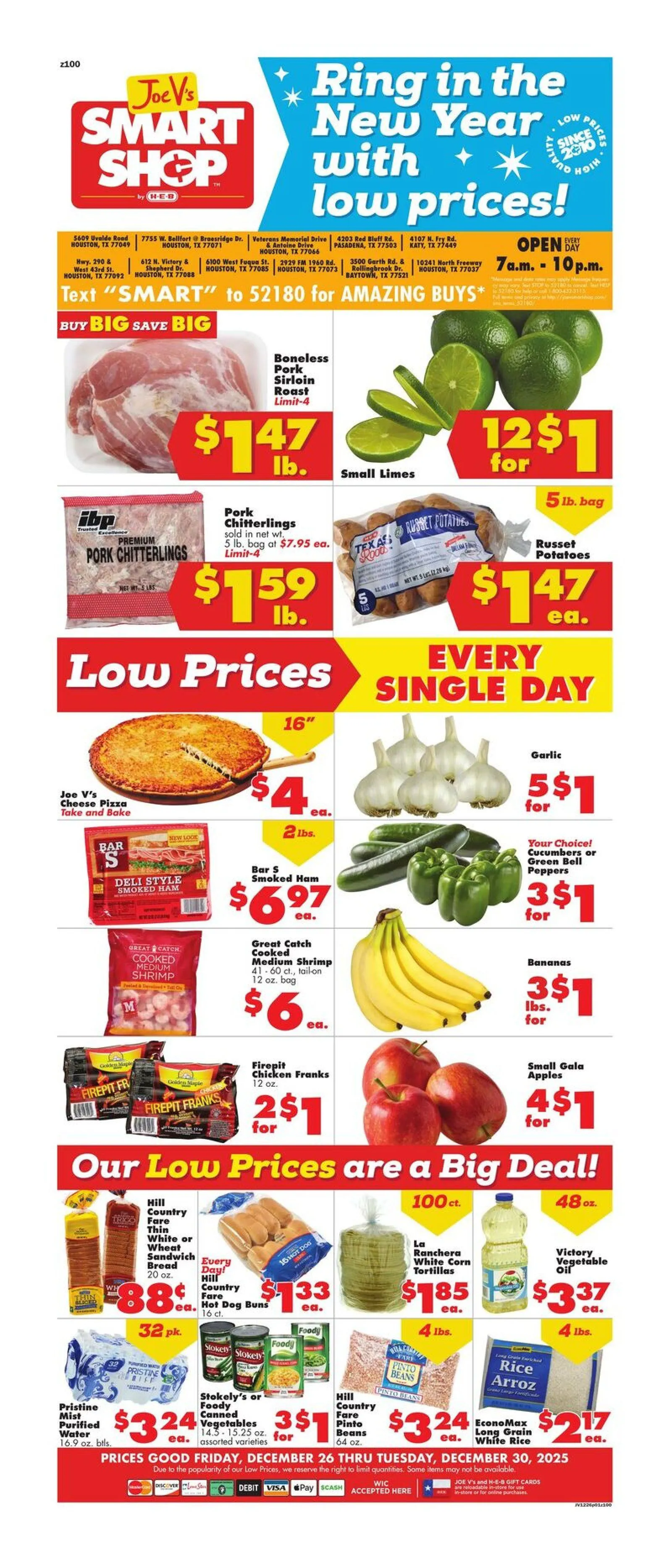 Weekly ad Joe V's Smart Shop Sales from December 26 to December 30 2025 - Page