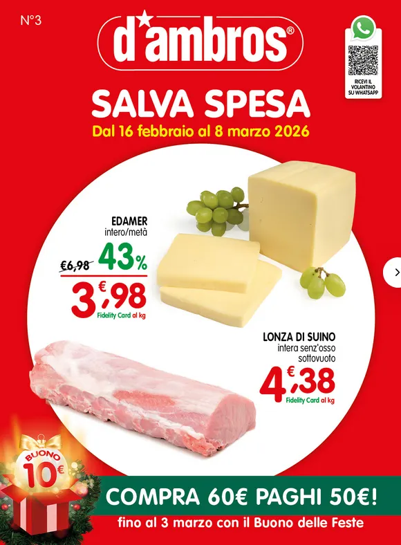 Volantini D'Ambros da 16 febbraio a 8 marzo di 2026 - Pagina del volantino