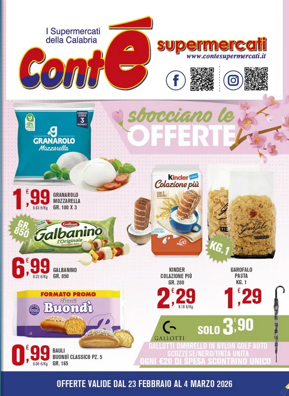  Volantini Conte Supermercati da 23 febbraio a 3 marzo di 2026 - Pagina del volantino 1