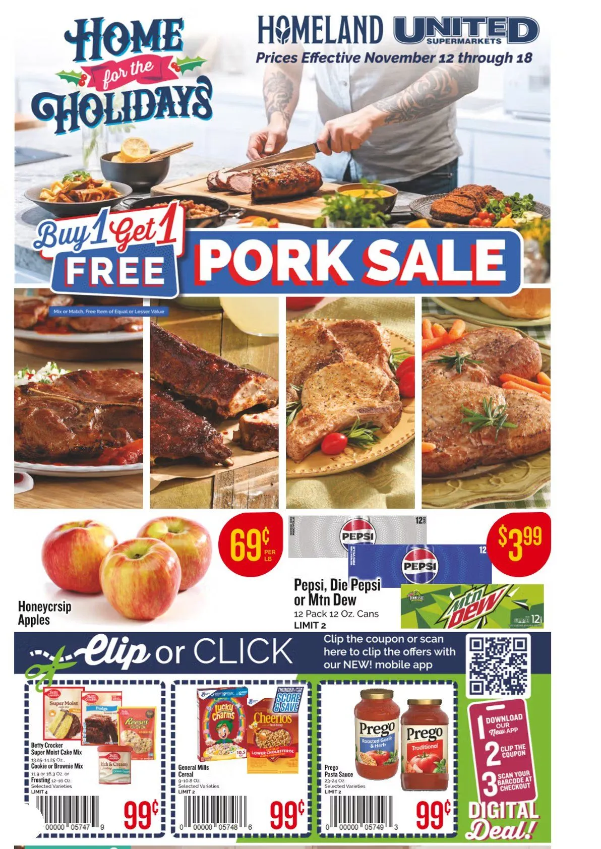 Weekly ad Homeland Sales from November 12 to November 18 2025 - Page 1