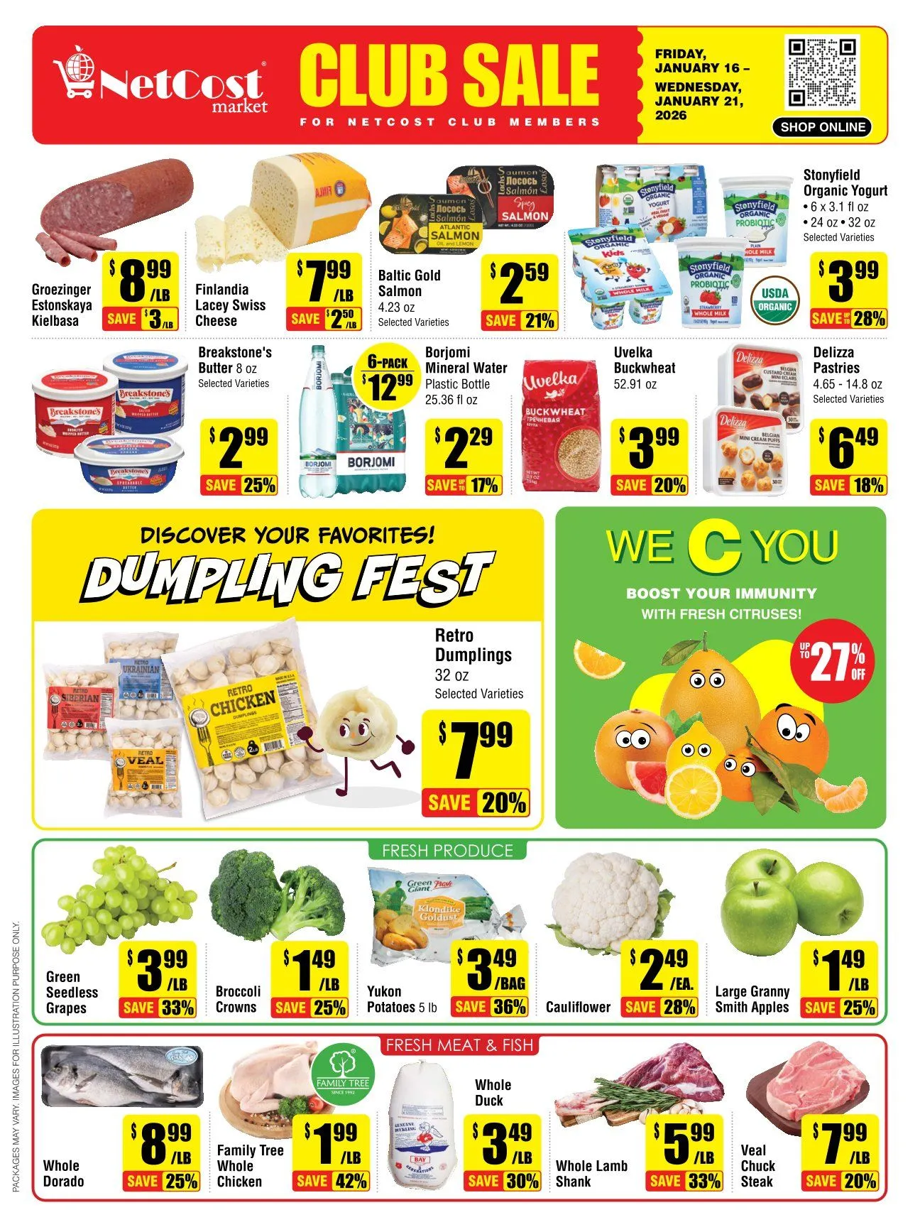 Weekly ad NetCost Market Sales from January 16 to January 21 2026 - Page 1