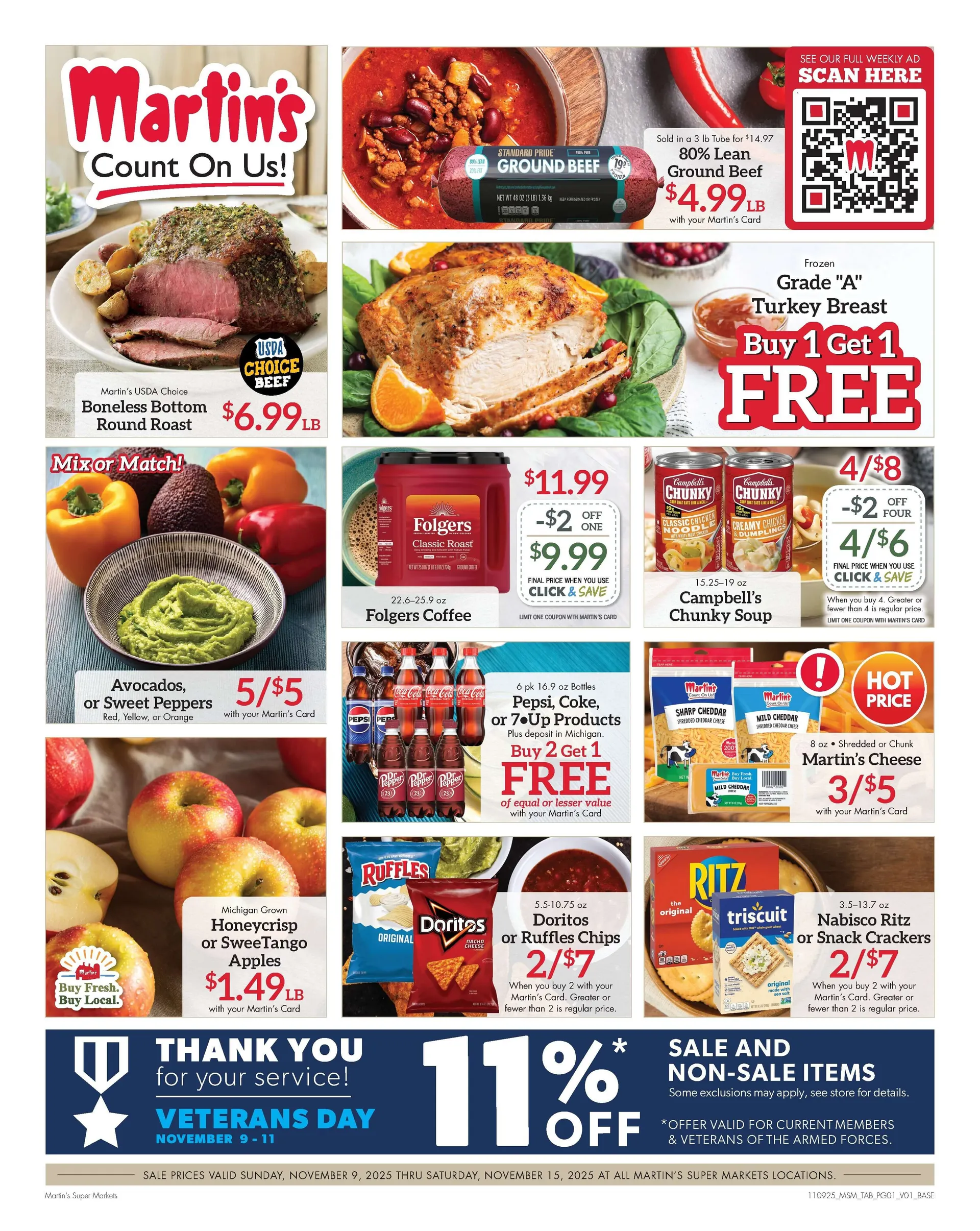 Weekly ad Martin’s  Sales from November 9 to November 15 2025 - Page 1