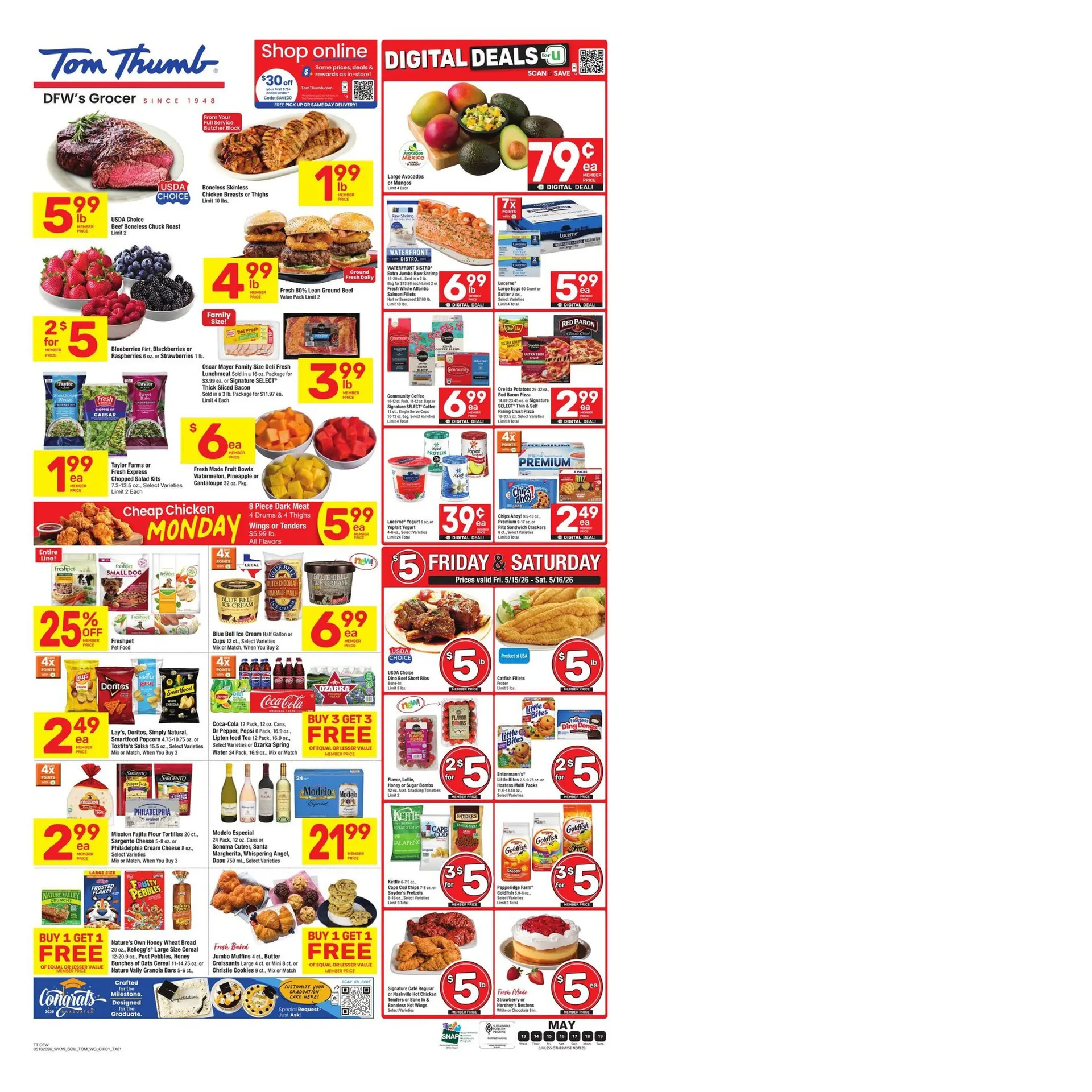 Weekly ad Tom Thumb weekly ads from May 13 to May 19 2026 - Page 1