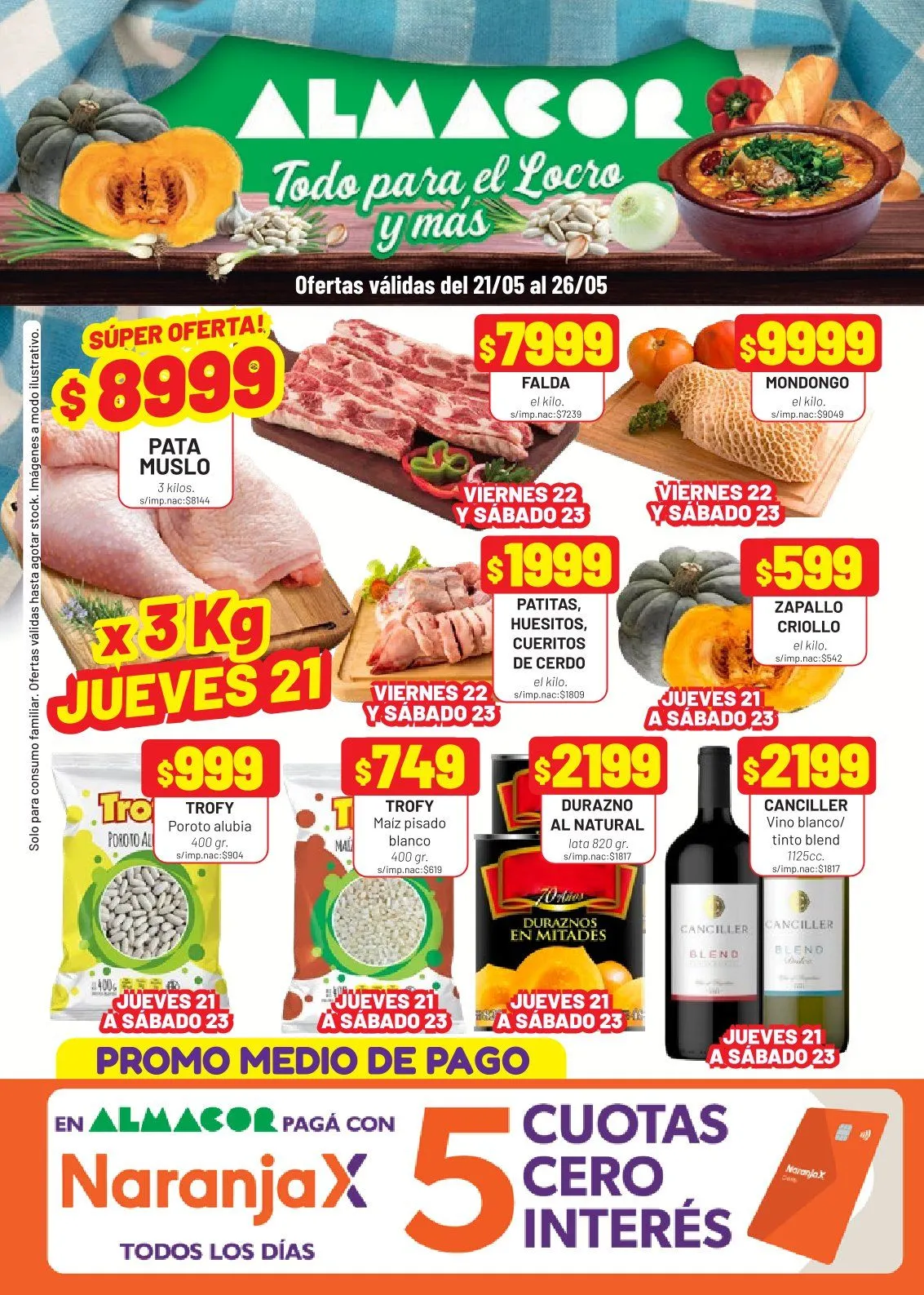 Ofertas de Ofertas Almacor  21 de mayo al 26 de mayo 2026 - Página 1 del catálogo