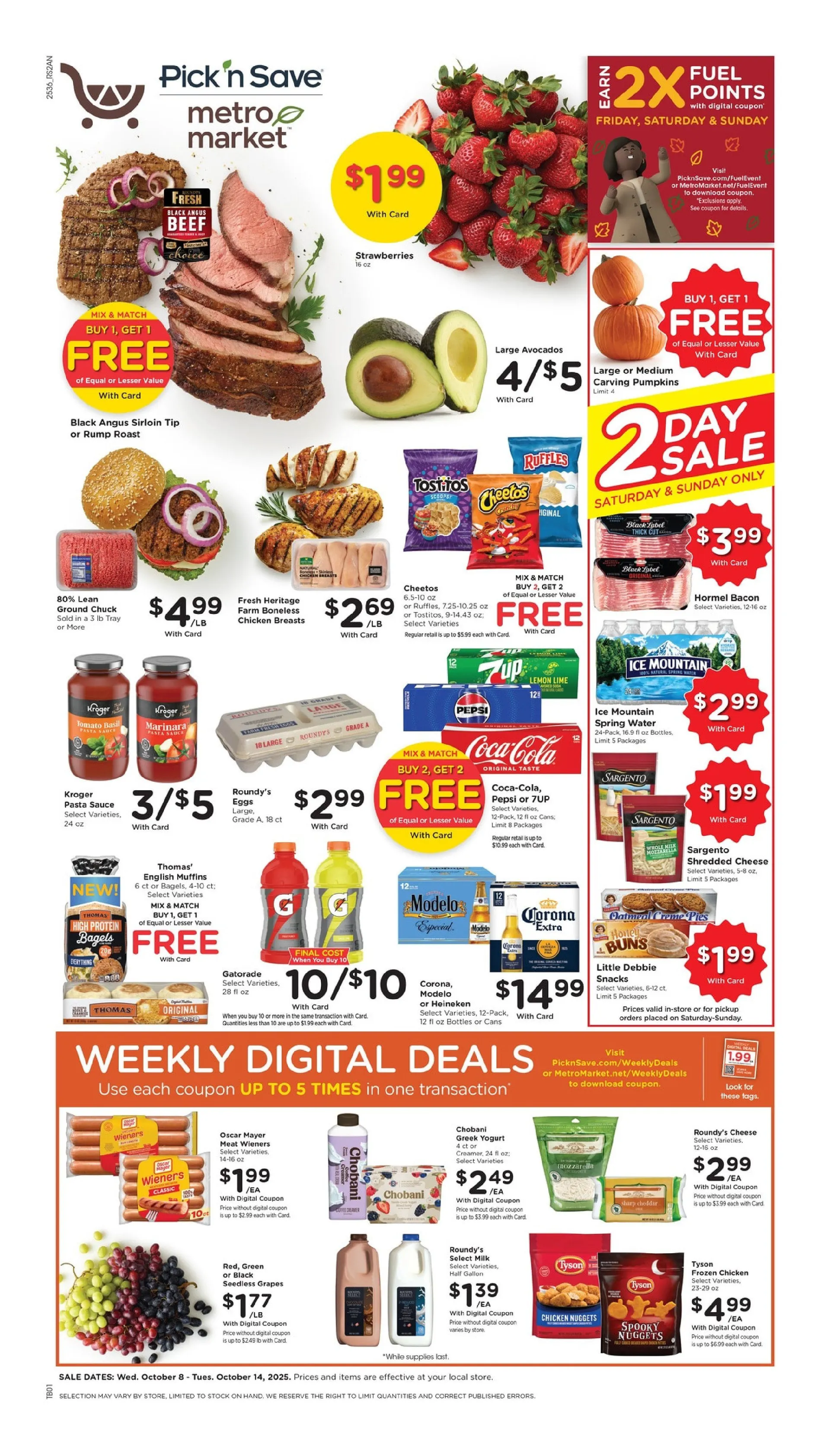 Weekly ad Pick 'n Save Sales from October 8 to October 14 2025 - Page 1