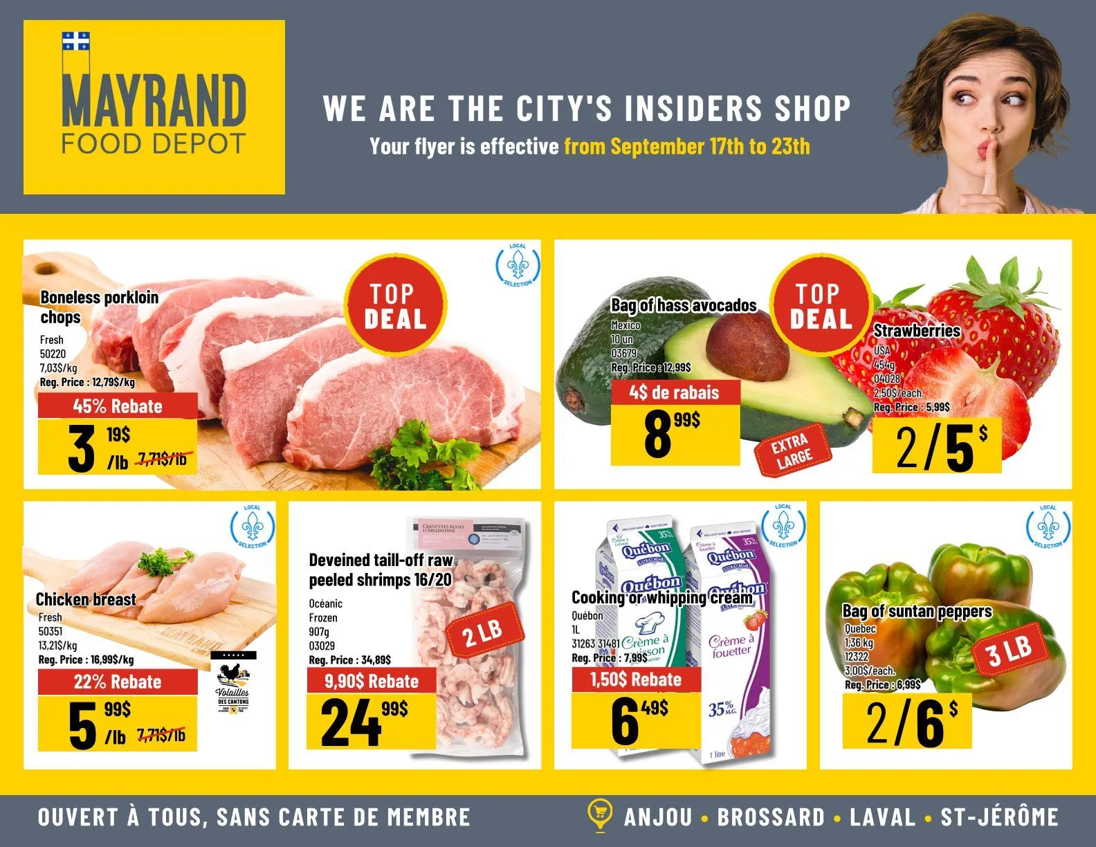 Mayrand Sales from September 17 to September 23 2025 - flyer page 1