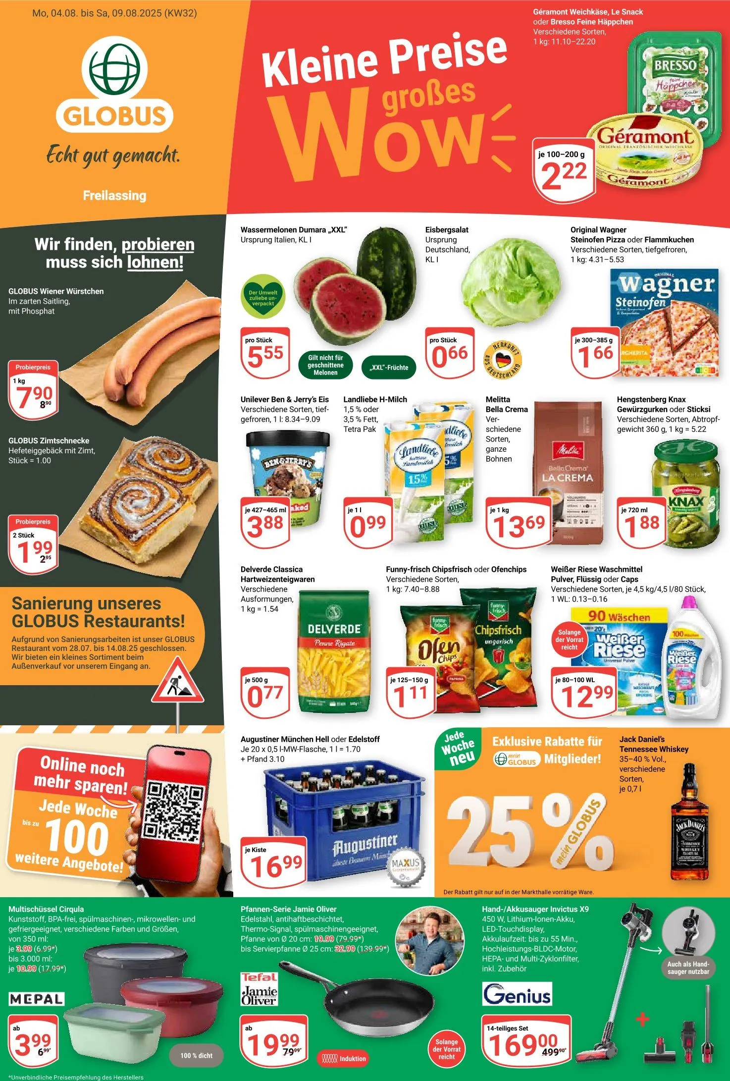 Globus Angebote von 4. August bis 9. August 2025 - Prospekt seite 1
