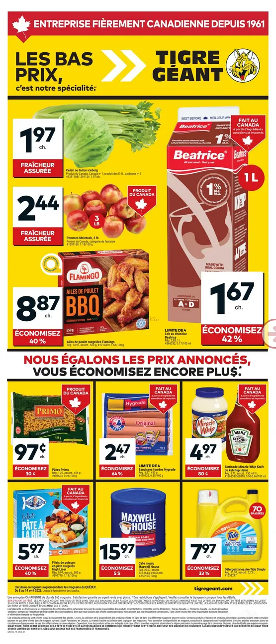 Giant Tiger Sales from April 8 to April 14 2026 - flyer page 1