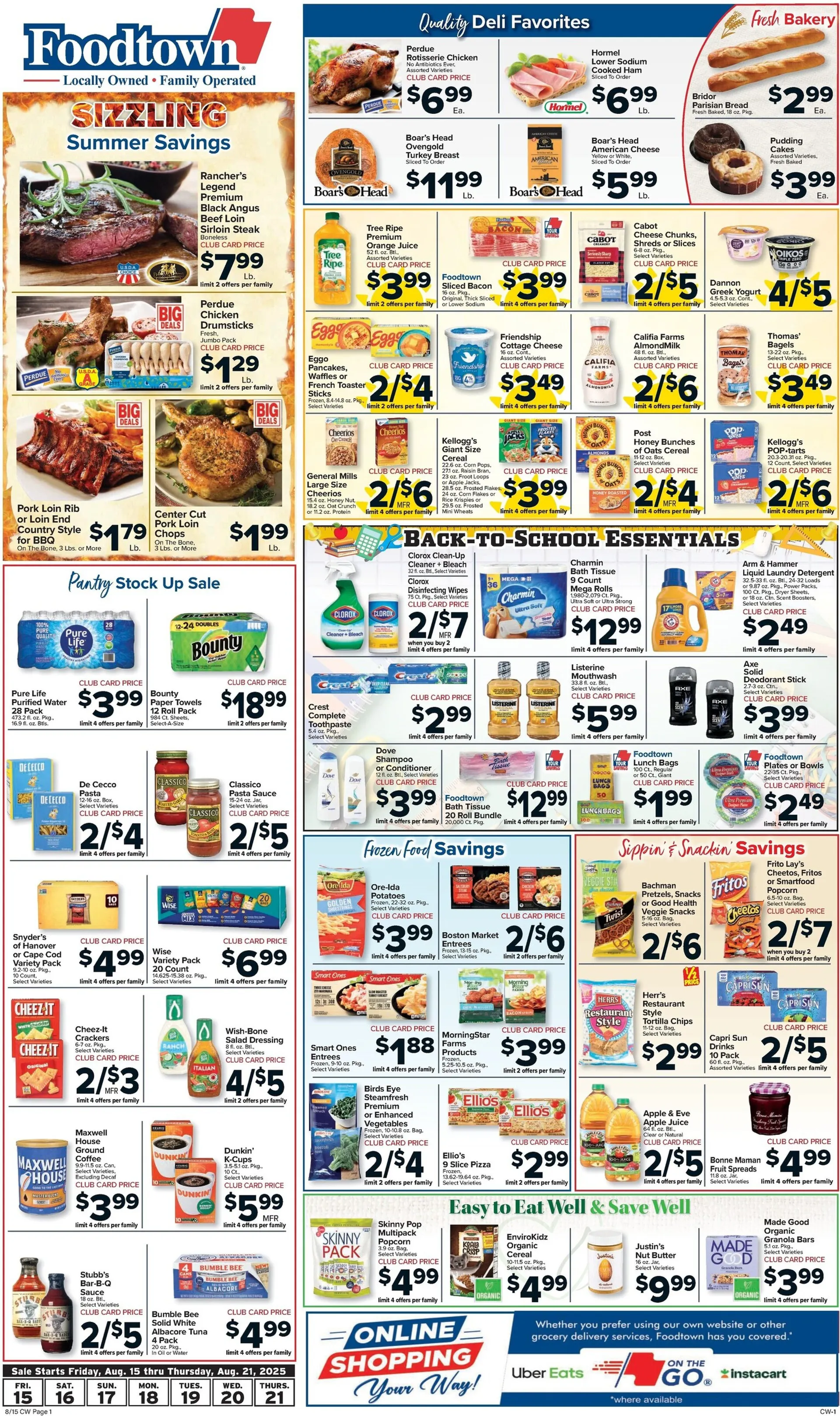 Weekly ad Foodtown Sales from August 15 to August 21 2025 - Page 