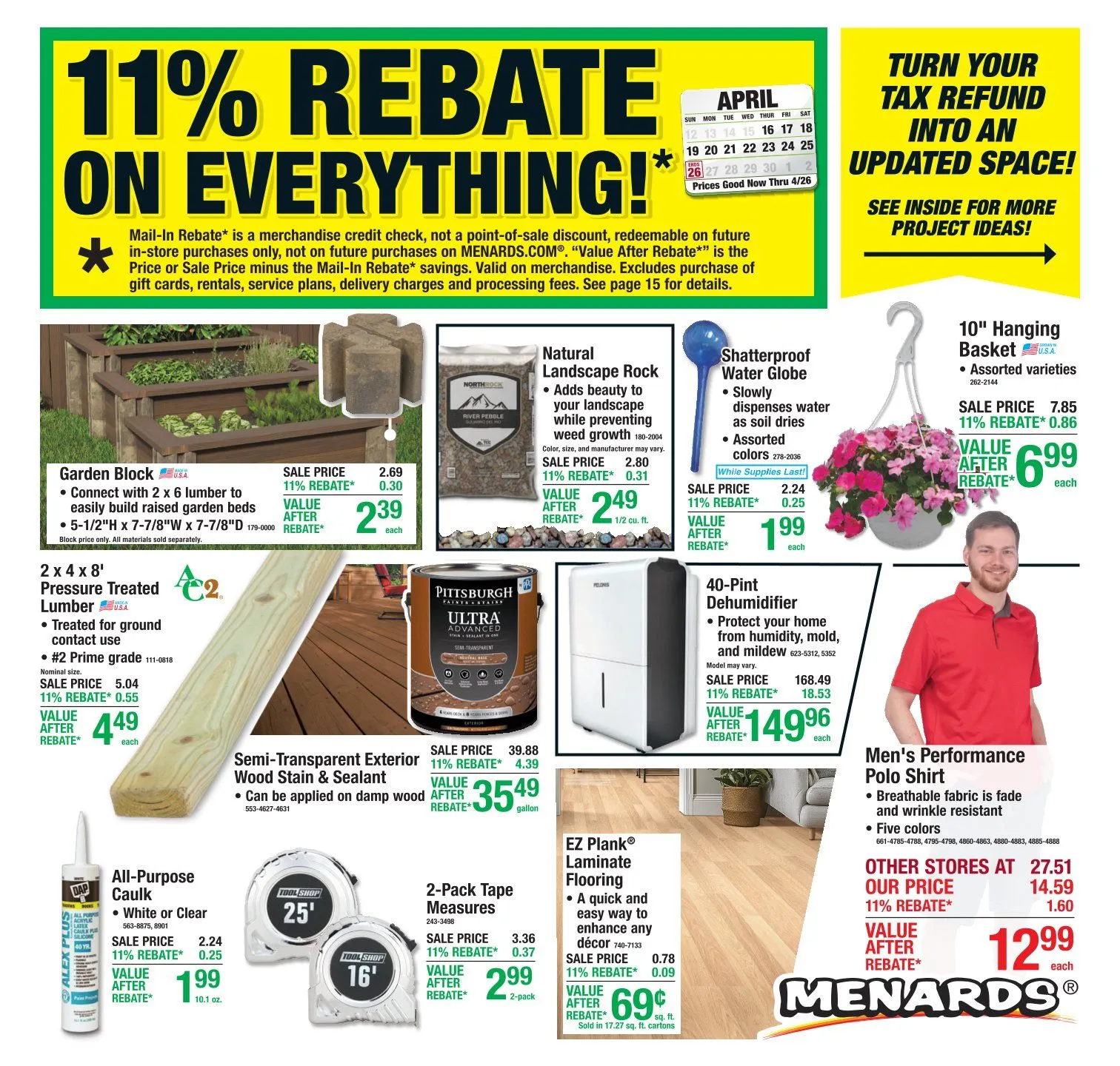 Weekly ad Menards weekly ads from April 15 to April 26 2026 - Page 