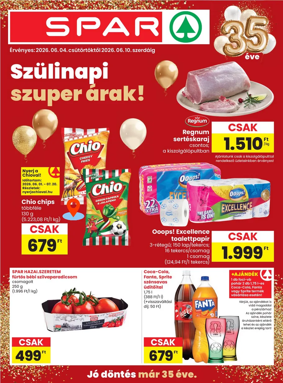 Katalógus SPAR legfrissebb ajánlatai június 4.-tól június 10.-ig 2026. - Oldal 