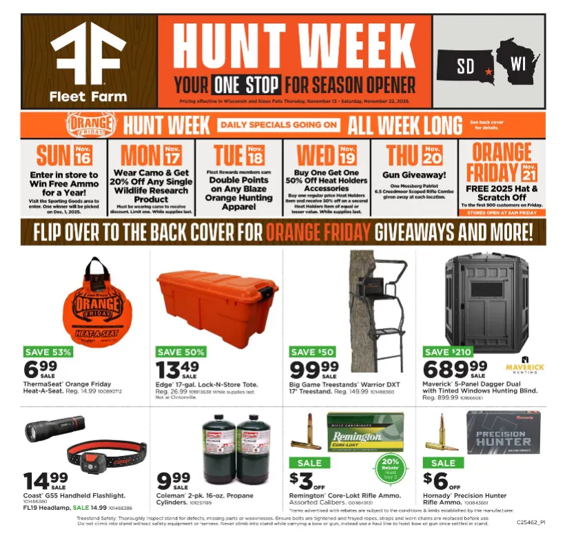 Weekly ad Fleet Farm Sales from November 13 to November 22 2025 - Page 1