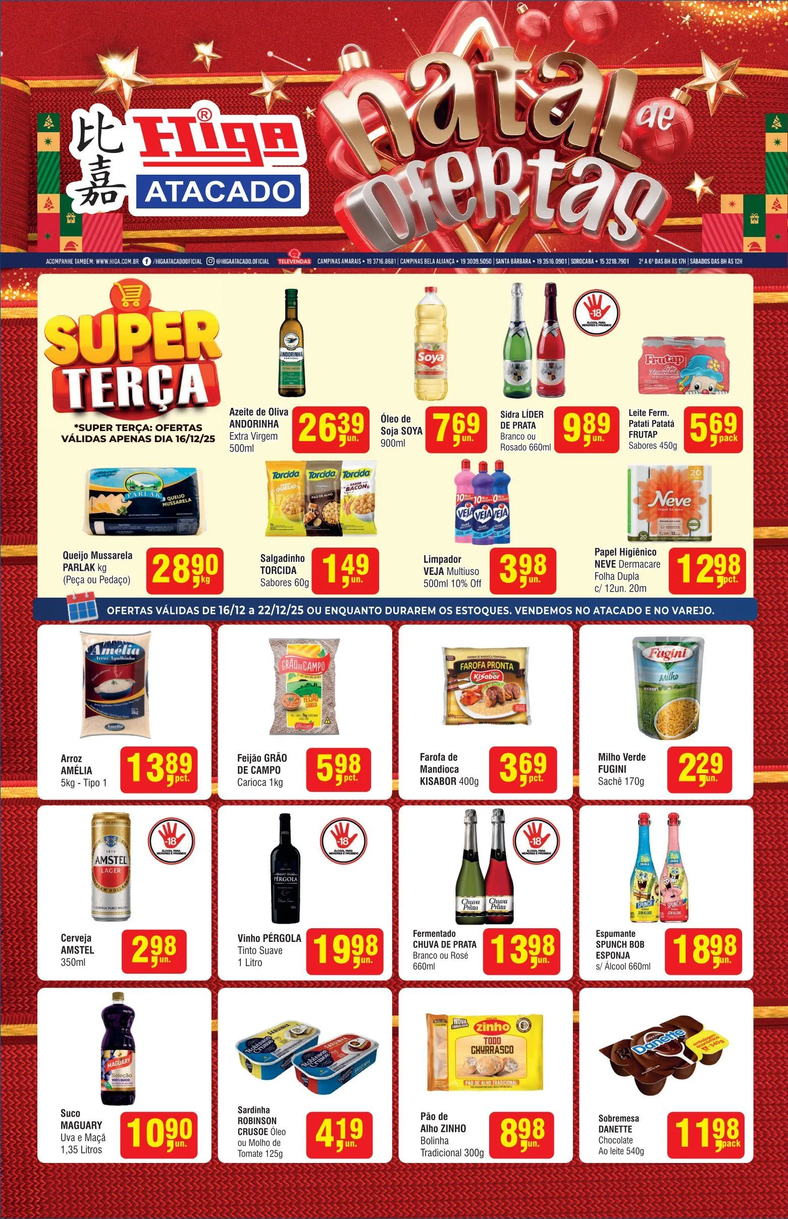 Encarte de Higa Atacado Ofertas 16 de dezembro até 22 de dezembro 2025 - Pagina 1