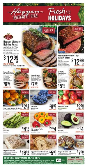 Weekly ad Haggen Sales from December 17 to December 30 2025 - Page