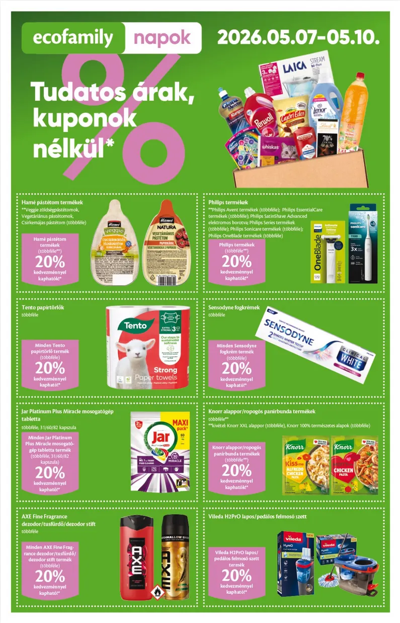 Katalógus EcoFamily május 7.-tól május 20.-ig 2026. - Oldal 1