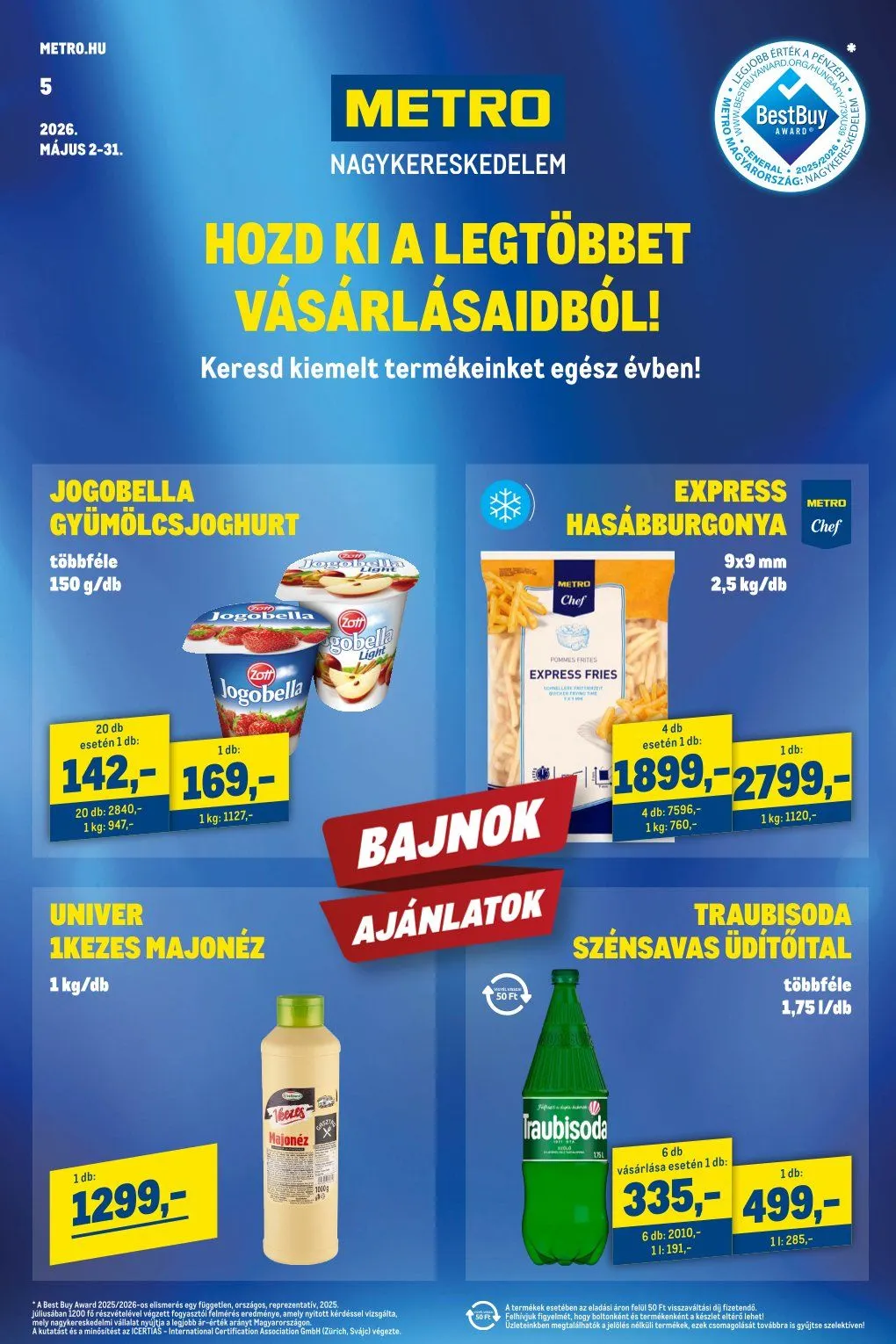 Katalógus Metro legfrissebb ajánlatai május 1.-tól május 31.-ig 2026. - Oldal 1