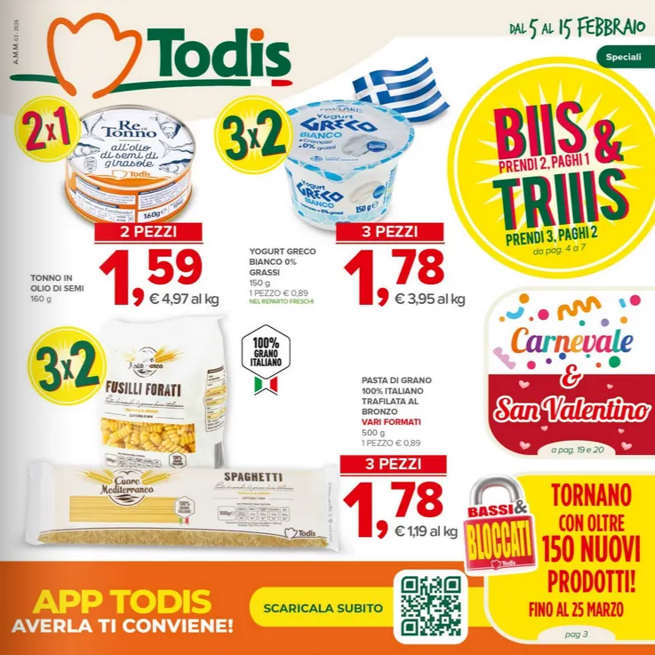  Volantini Todis da 5 febbraio a 15 febbraio di 2026 - Pagina del volantino 