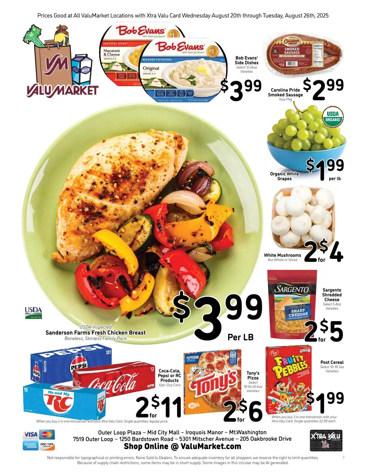 Weekly ad ValuMarket Sales from August 20 to August 27 2025 - Page 