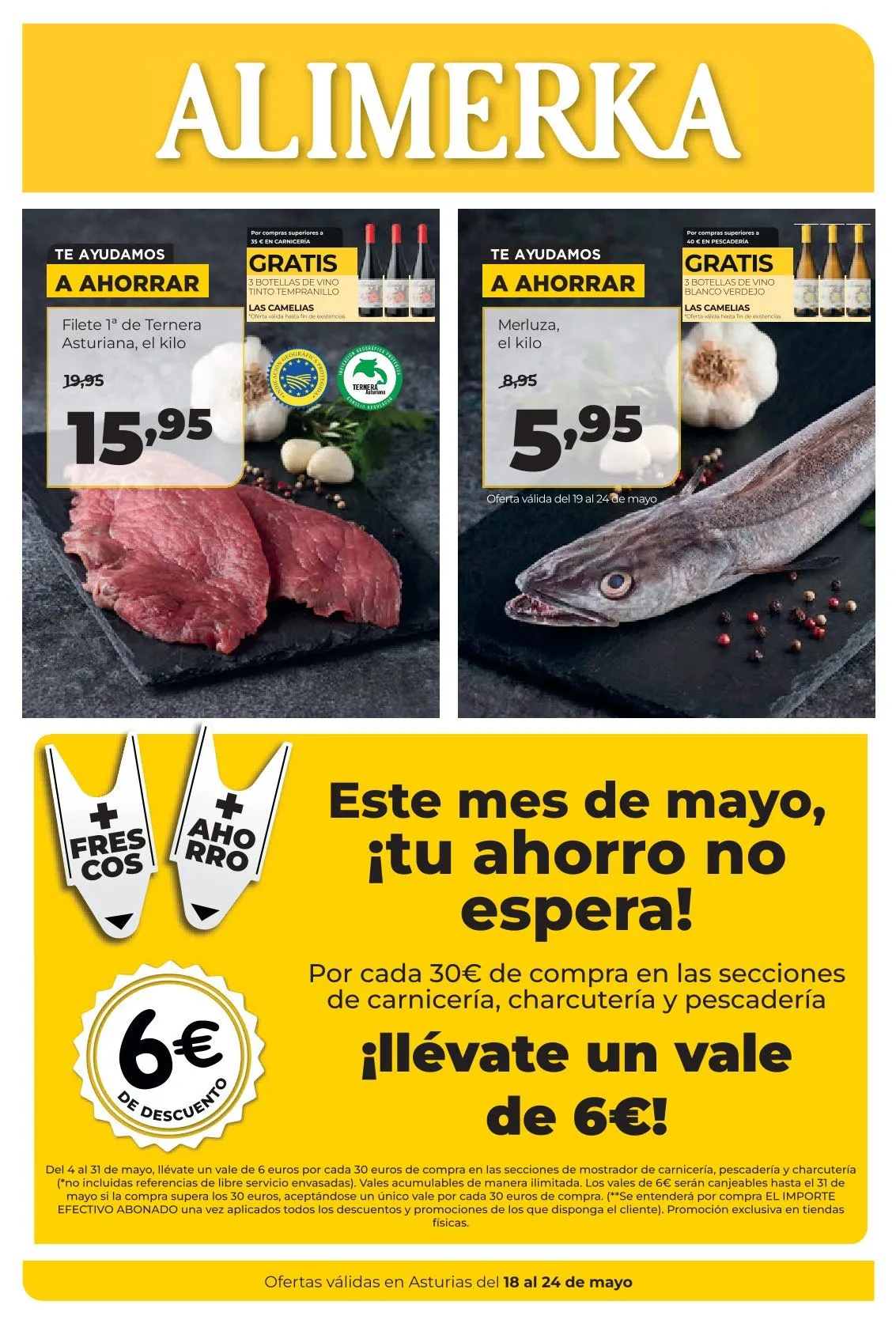 Catálogo de  Alimerka Ofertas 18 de mayo al 24 de mayo 2026 - Página 1