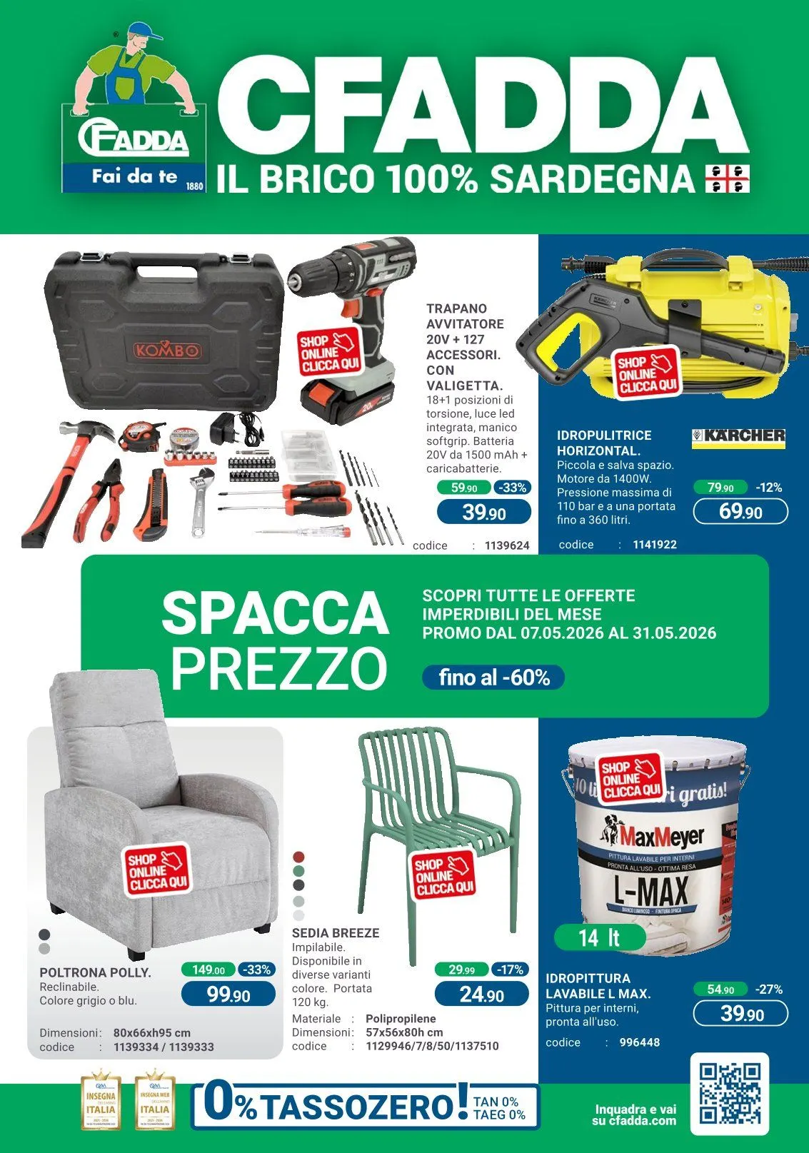  Volantini Cfadda da 7 maggio a 31 maggio di 2026 - Pagina del volantino 1