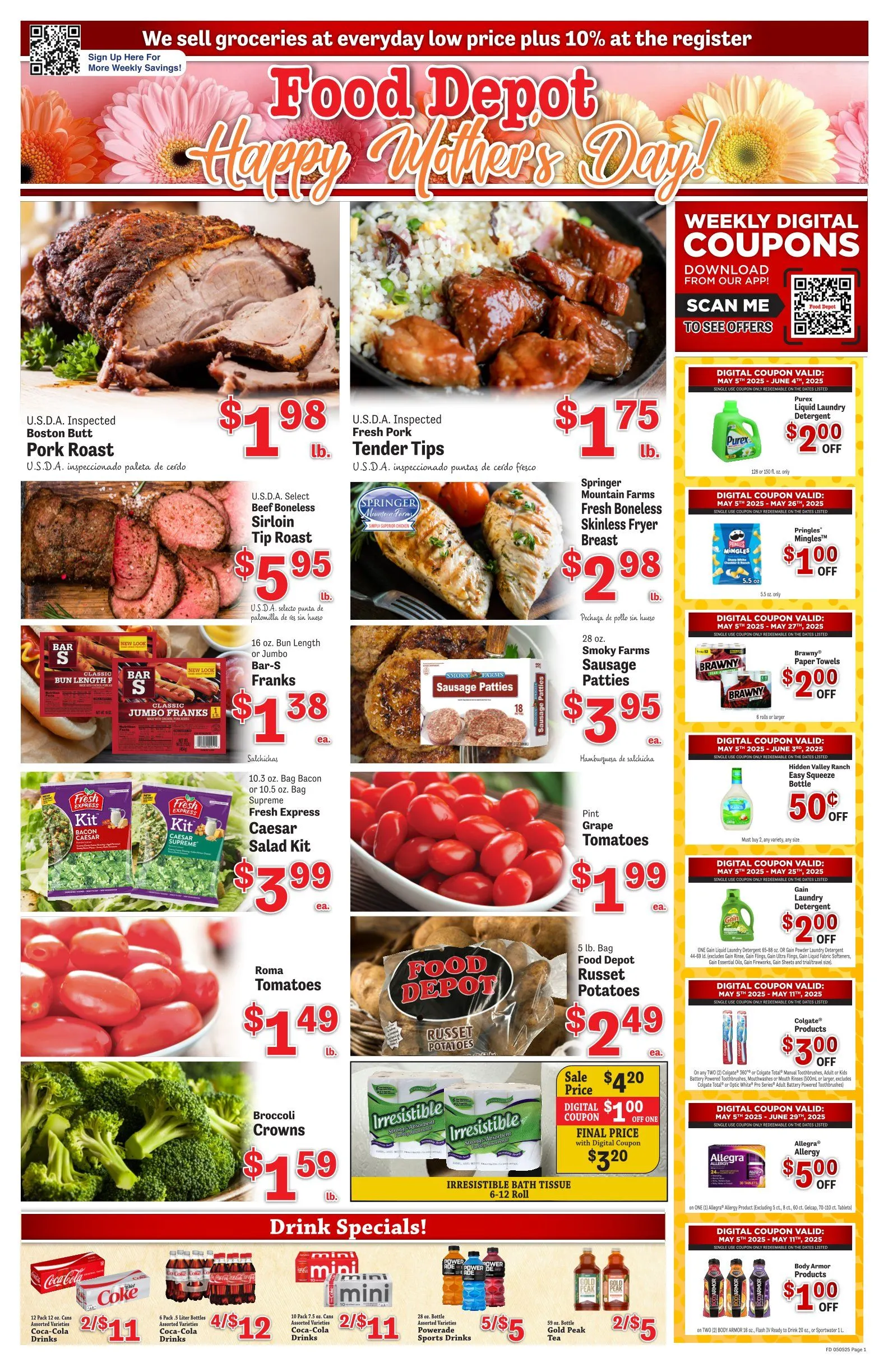 Weekly ad Food Depot Sales from May 5 to May 13 2025 - Page 1