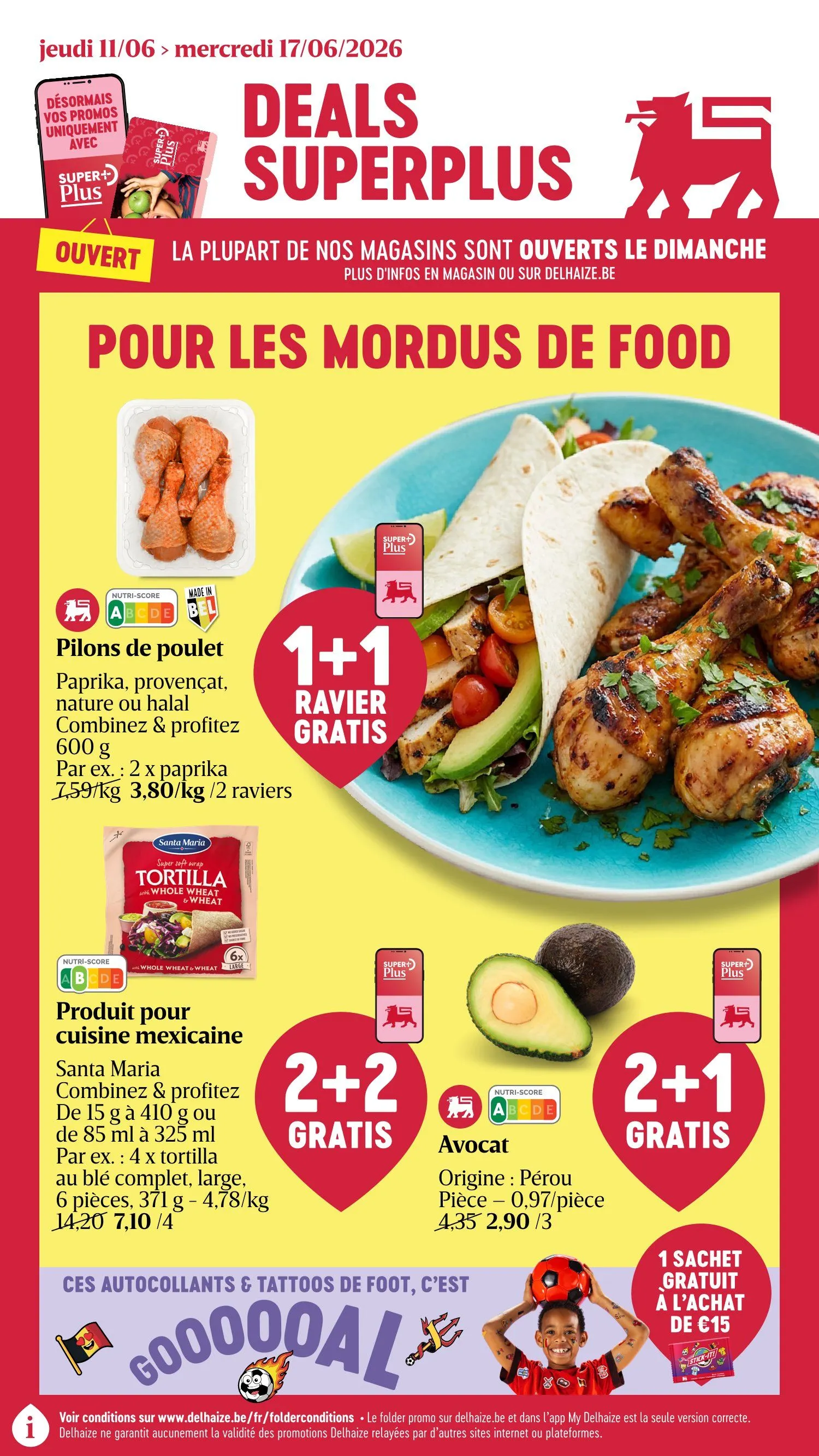 Delhaize Folders van 11 juni tot 17 juni 2026 - folder pagina 1