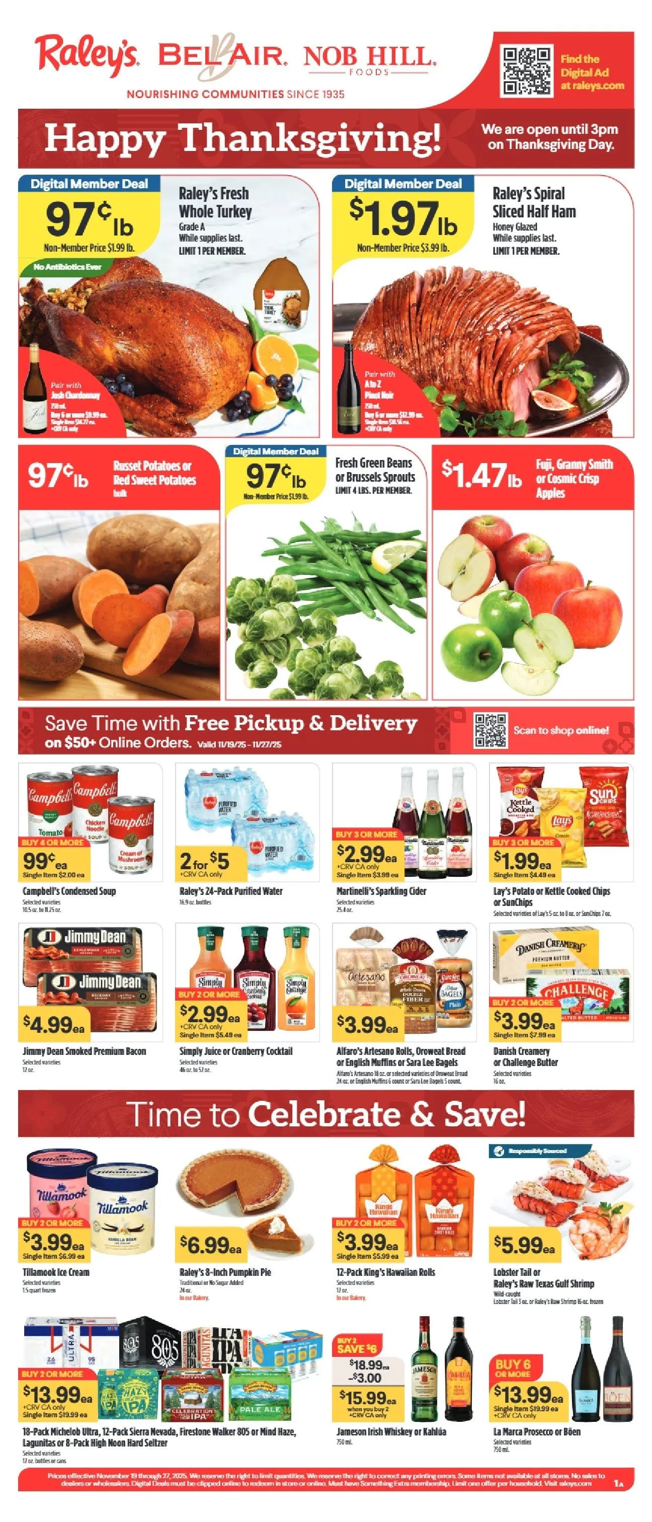 Weekly ad Raley's Sales from November 19 to November 28 2025 - Page