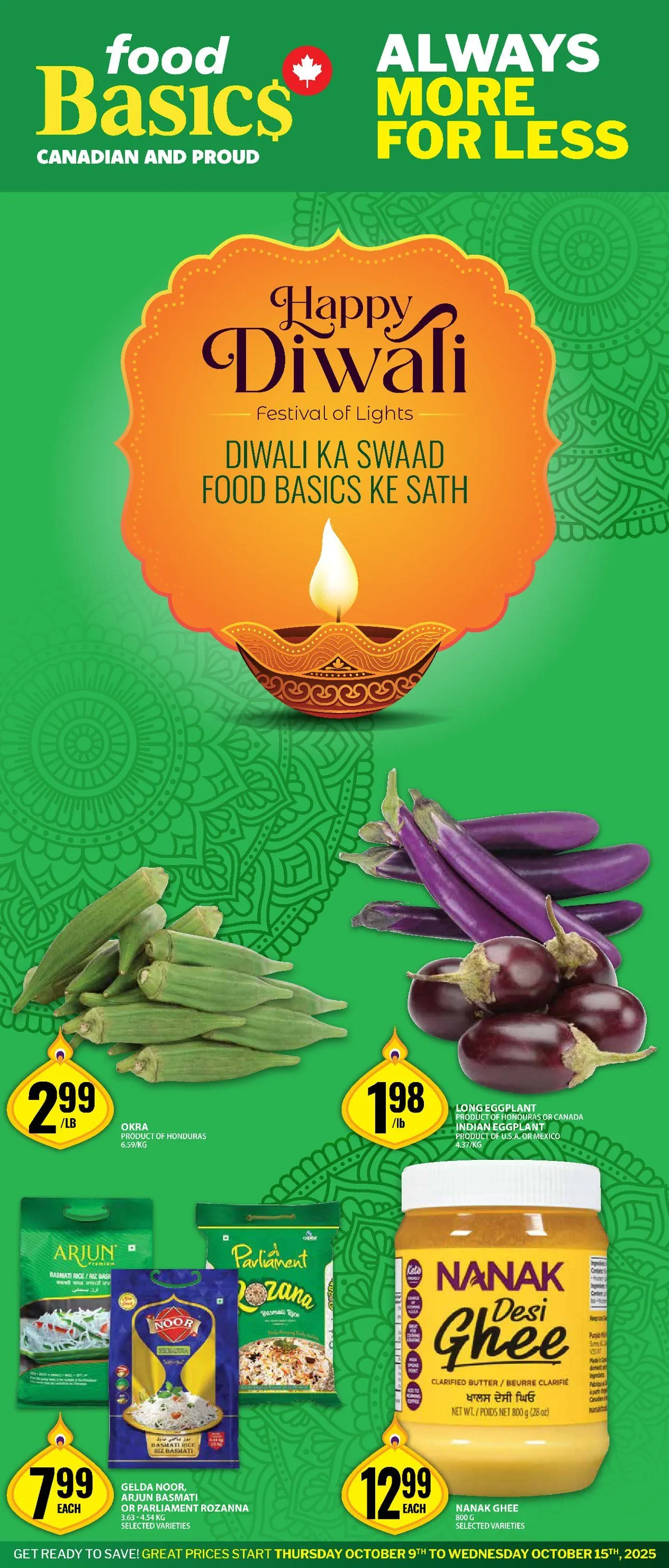 Food Basics Sales from October 9 to October 15 2025 - flyer page 1
