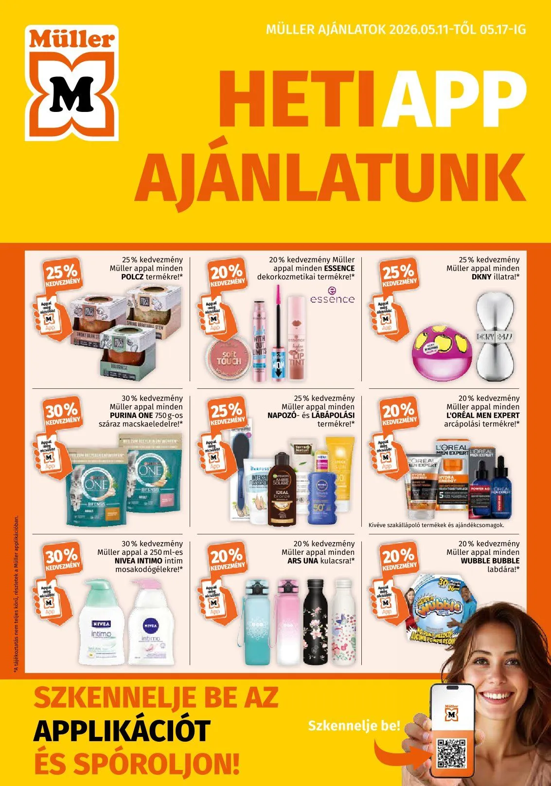 Katalógus Müller  Ajánlatai  május 11.-tól május 17.-ig 2026. - Oldal 1
