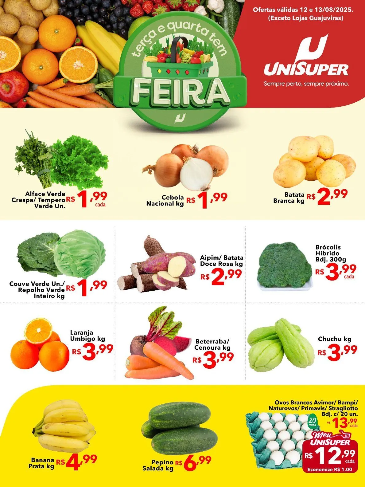 Encarte de Folhetos UniSuper  13 de agosto até 18 de agosto 2025 - Pagina 