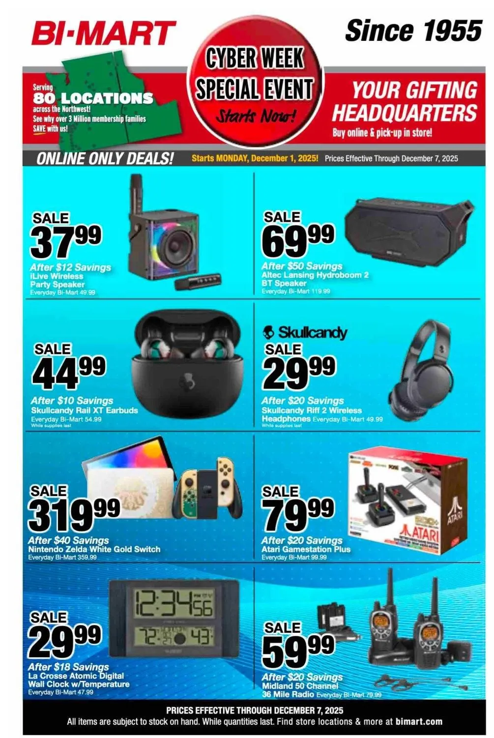 bi-mart Sales - December 1 December 7 2025
