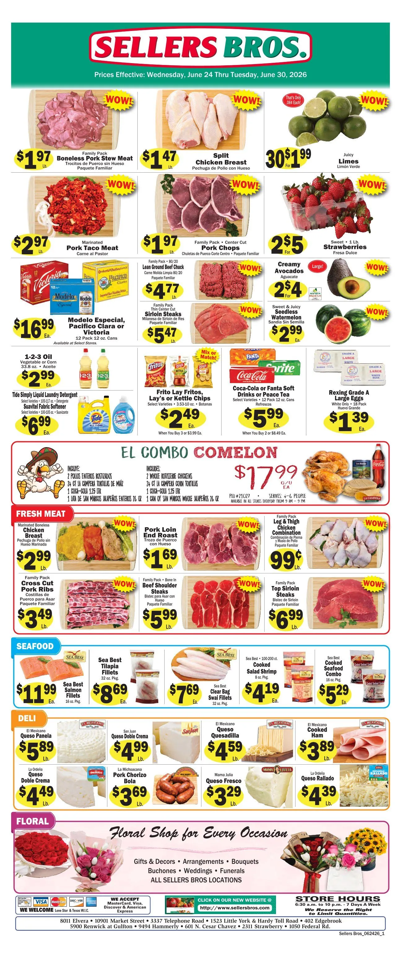 Weekly ad Sellers Bros Sales from June 24 to June 30 2026 - Page