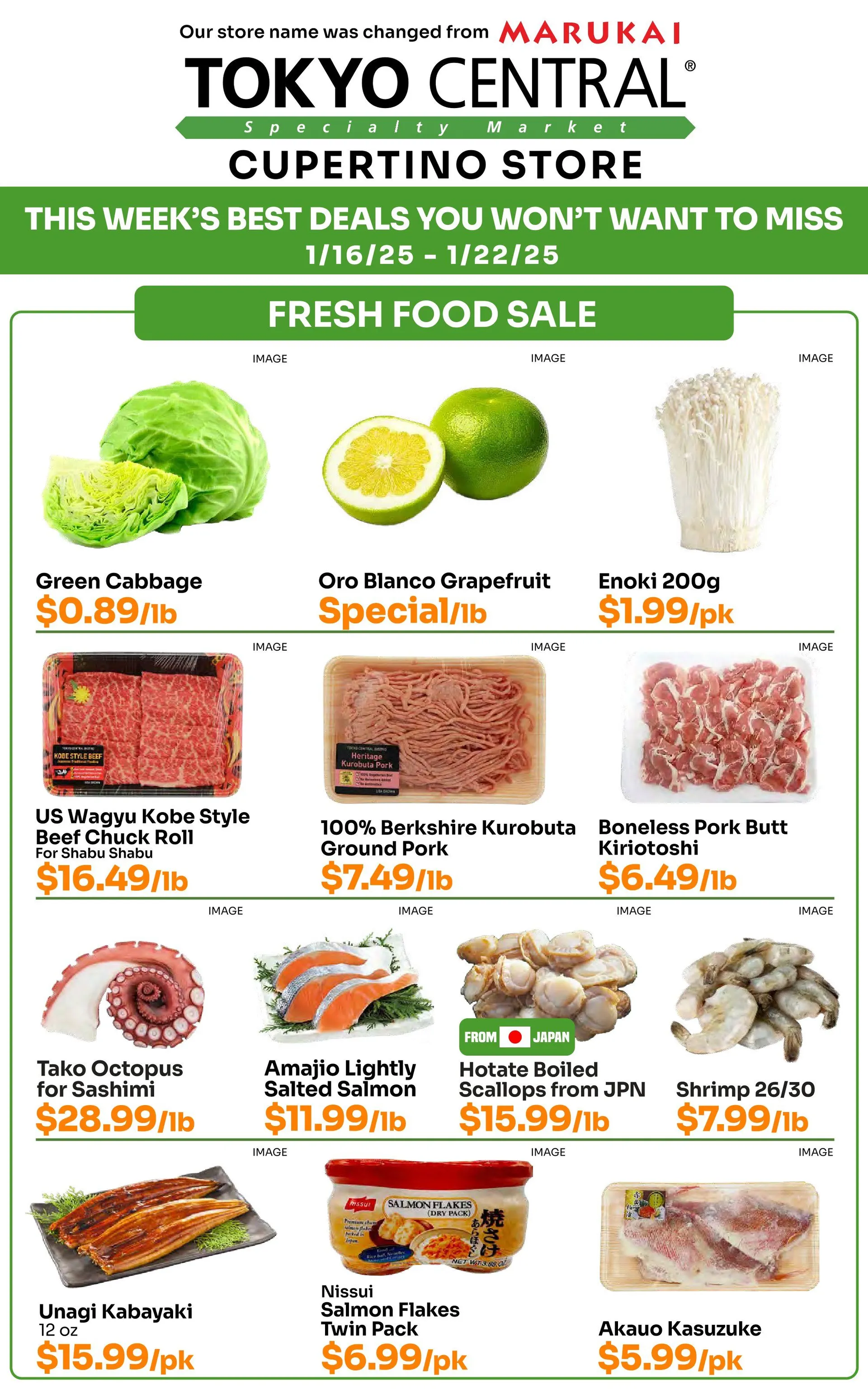Weekly ad Tokyo Central Specialty Market Sales from January 16 to January 22 2025 - Page 