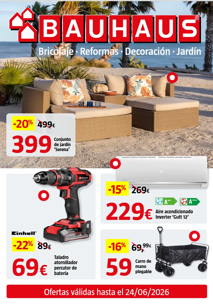 Catálogo de  Bauhaus Ofertas 1 de junio al 24 de junio 2026 - Página 1