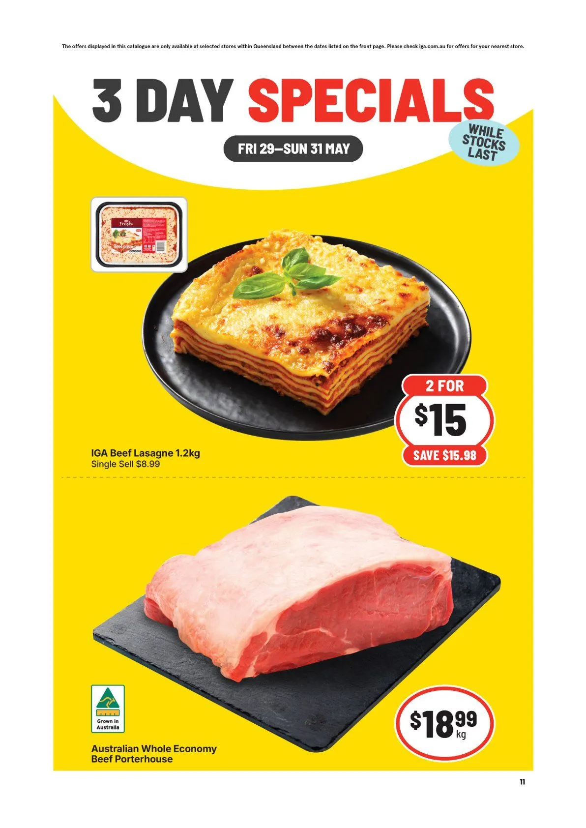 IGA Sales - Catalogue valid from 29 May to 31 May 2026 - page 1