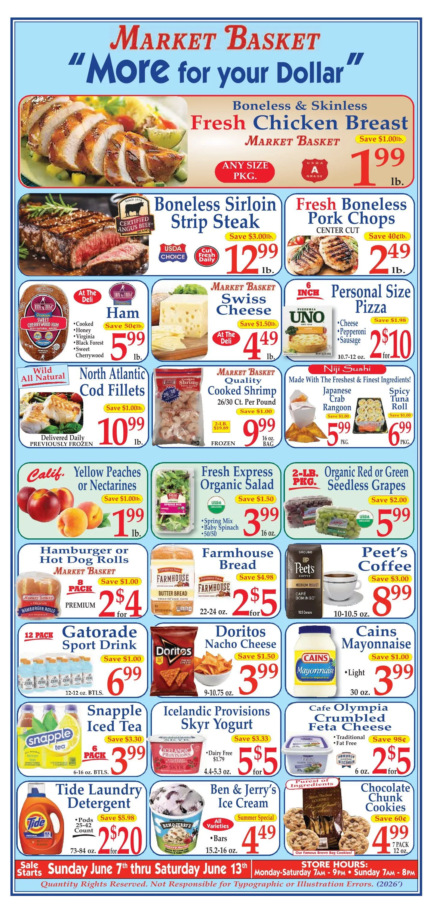 Weekly ad Market Basket Sales from June 7 to June 13 2026 - Page 1