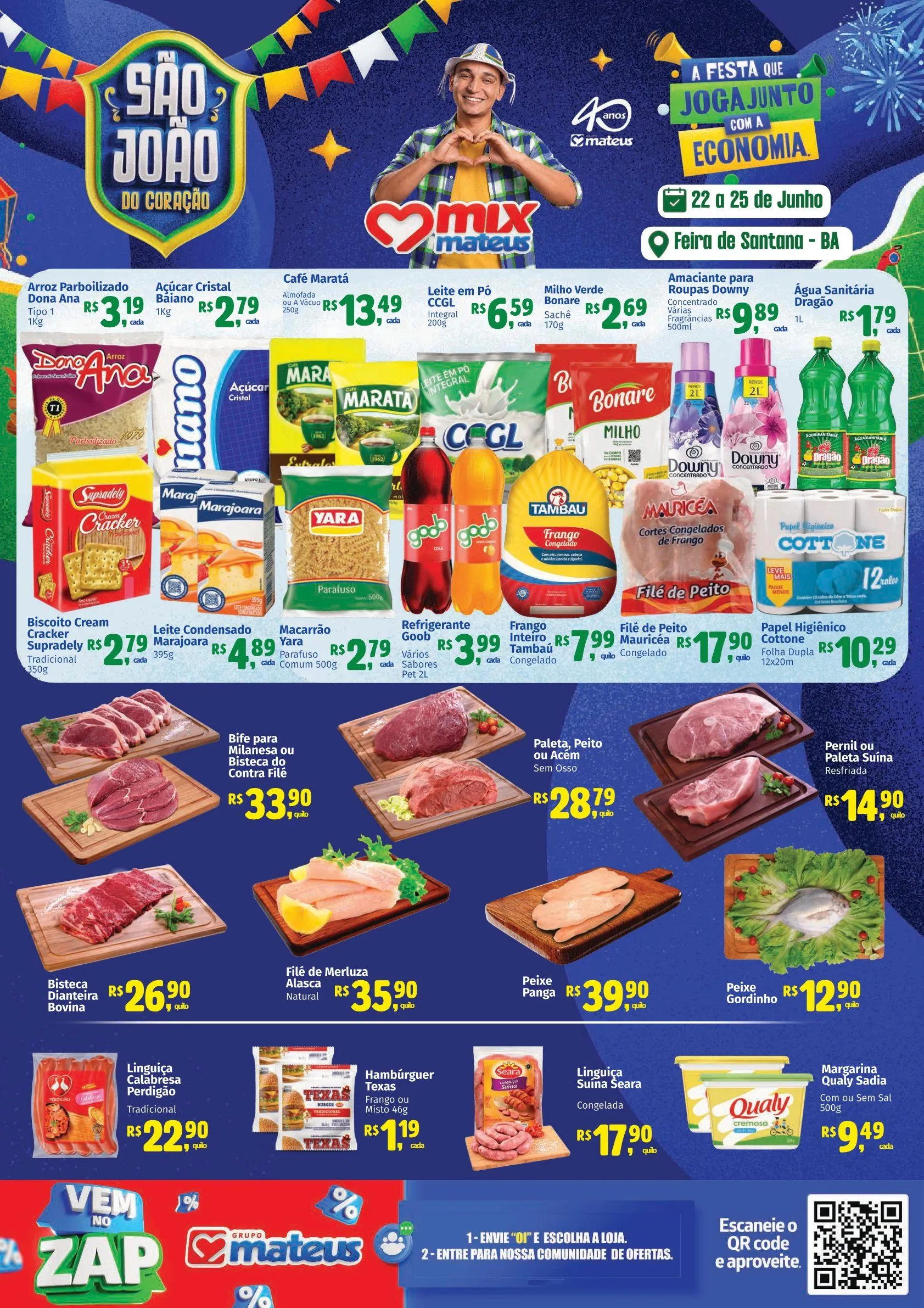 Encarte de Mateus Ofertas 22 de junho até 25 de junho 2026 - Pagina 1