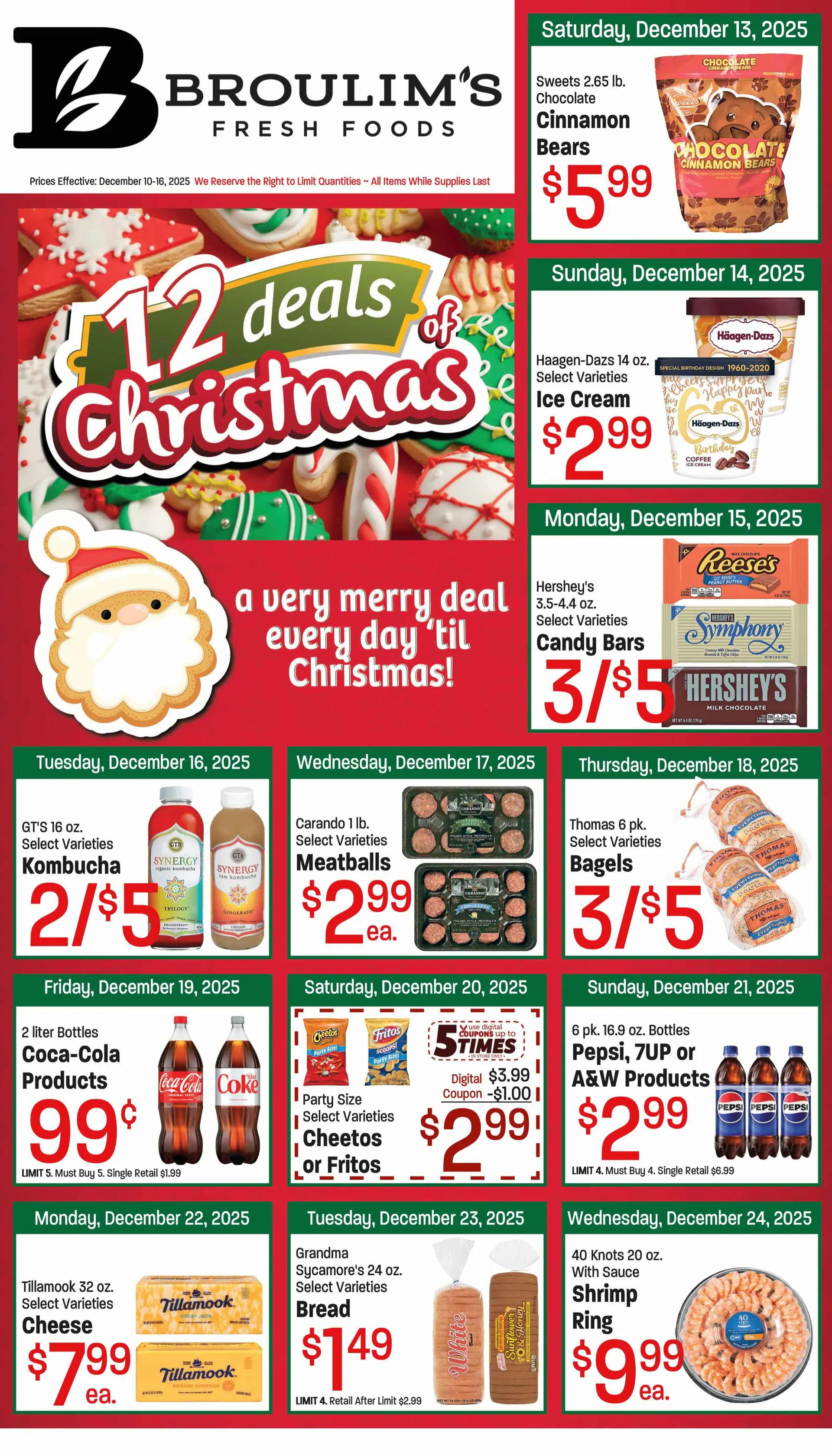 Weekly ad Broulim's Sales from December 10 to December 16 2025 - Page 1