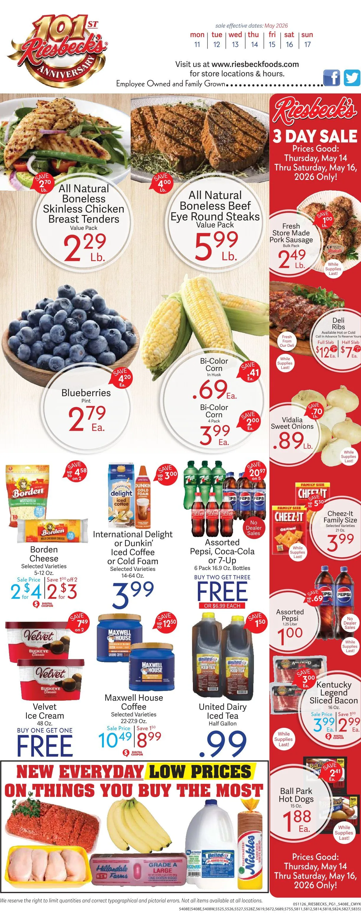 Weekly ad Riesbeck Sales from May 11 to May 17 2026 - Page 1