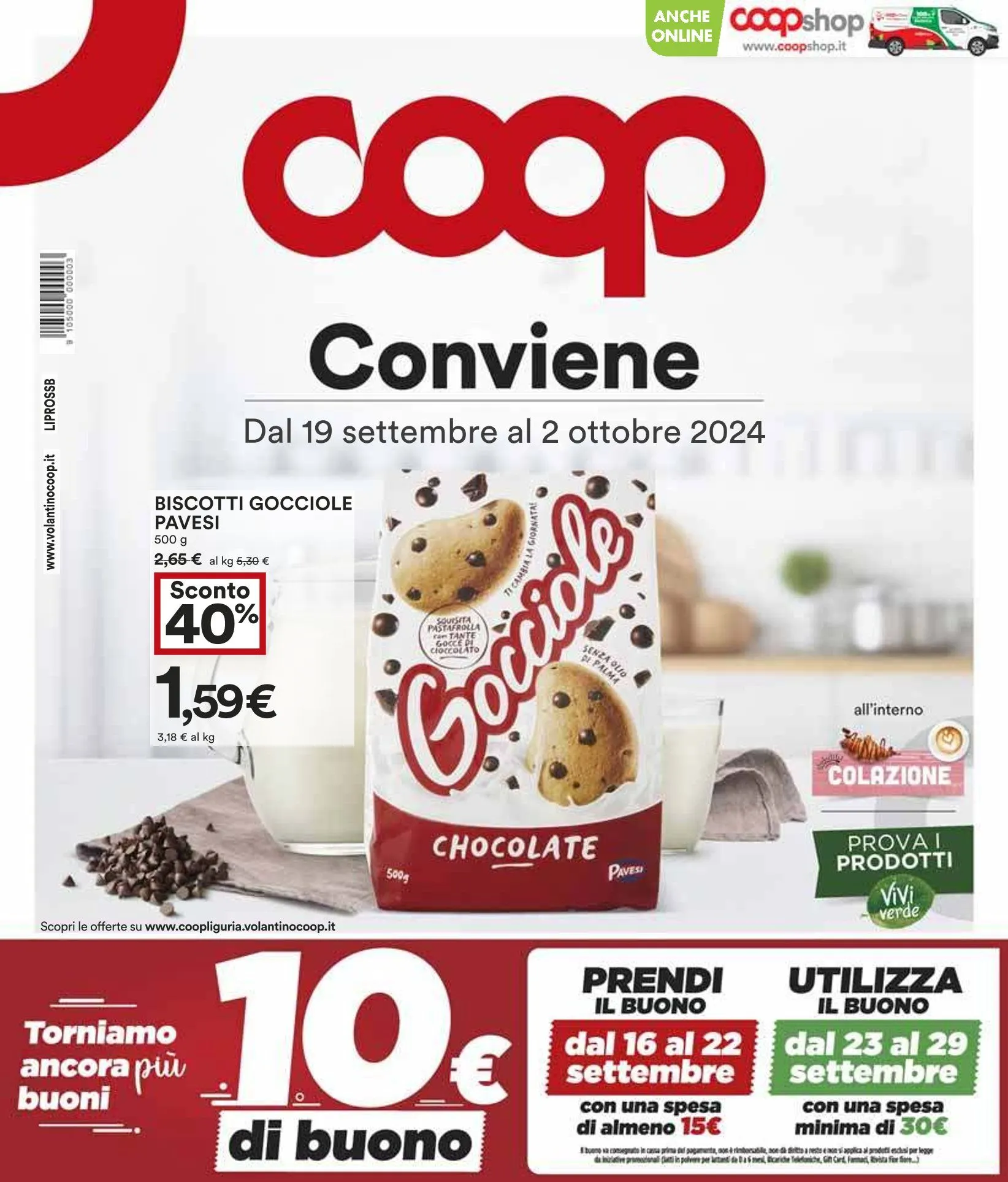 Ipercoop Brochure Offerte da 19 settembre a 2 ottobre di 2024 - Pagina del volantino 1