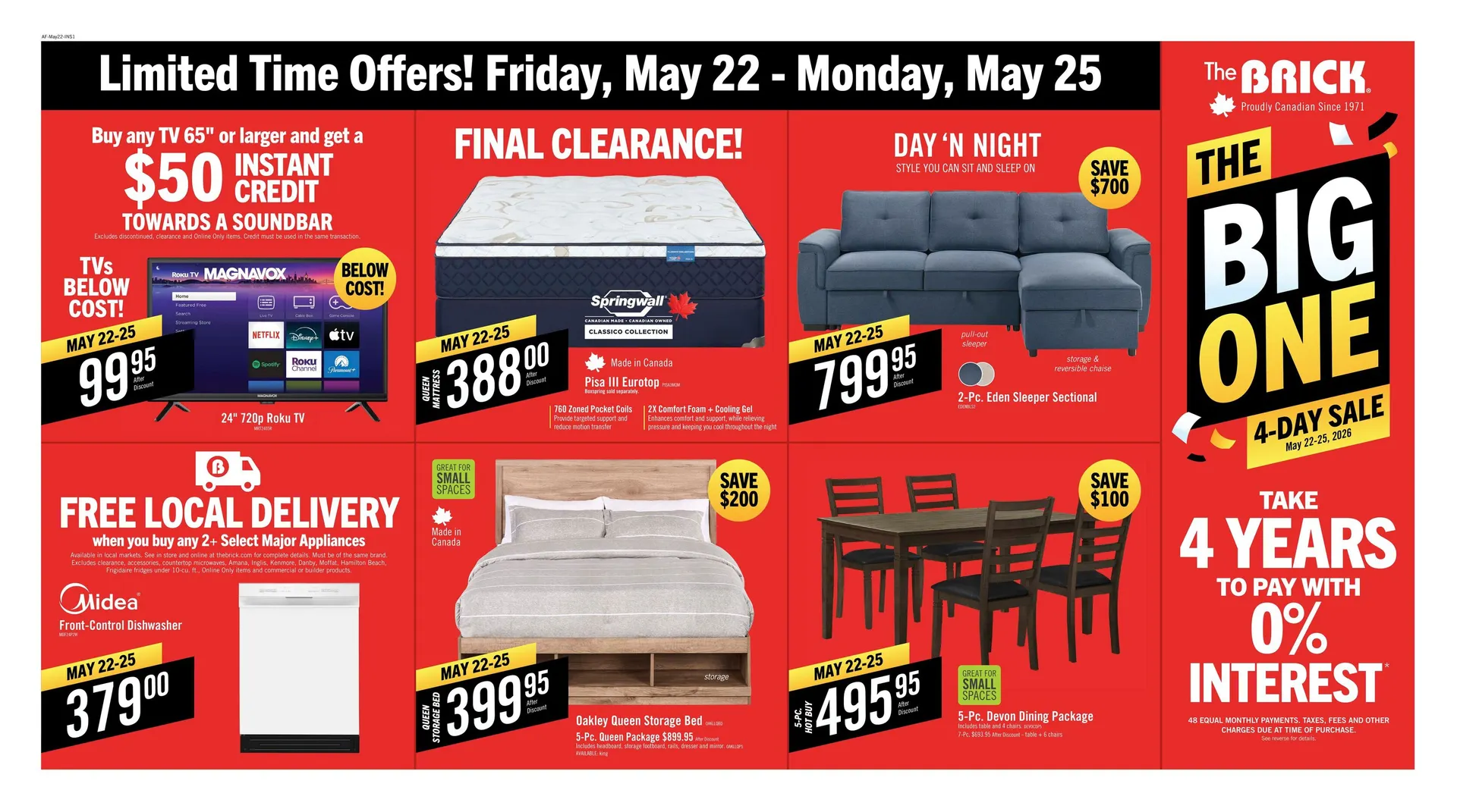The Brick Sales from May 22 to June 4 2026 - flyer page