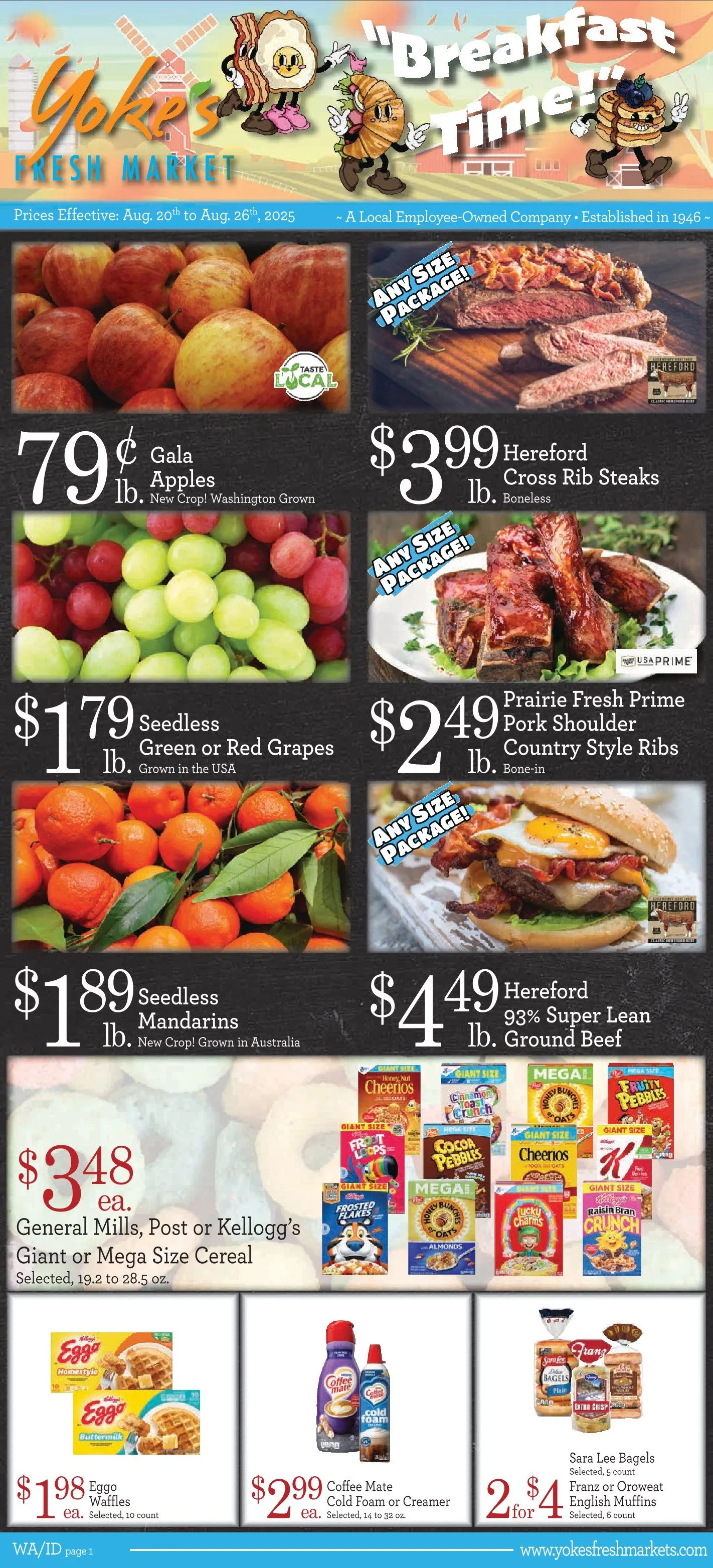 Weekly ad Yoke's Fresh Market Sales from August 20 to August 27 2025 - Page 