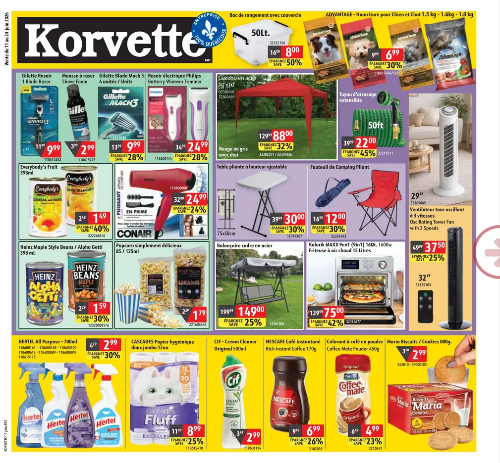 Korvette Sales from June 11 to June 24 2026 - flyer page 1